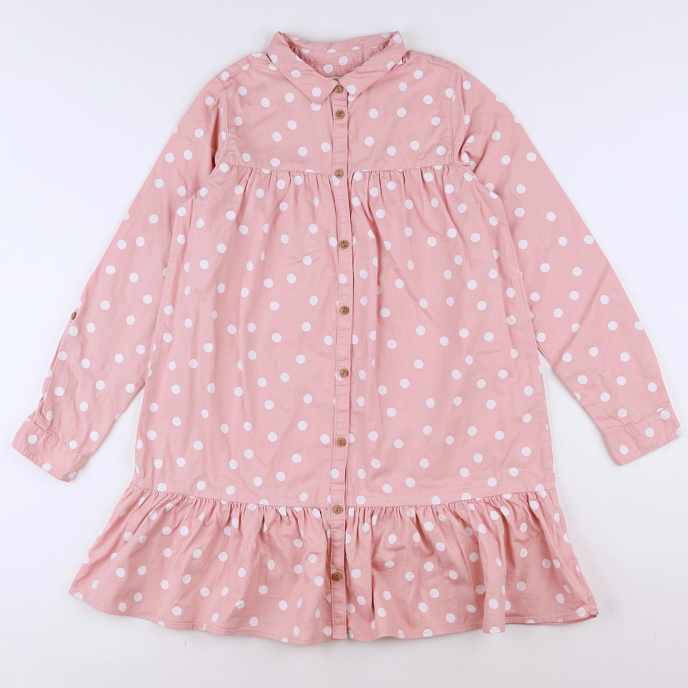 Vertbaudet - robe rose - 10 ans