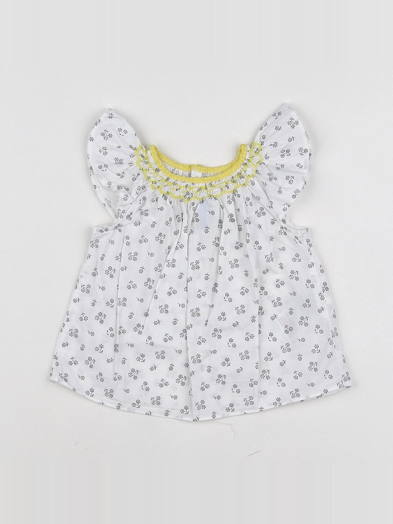 Jacadi - blouse blanc - 6 mois