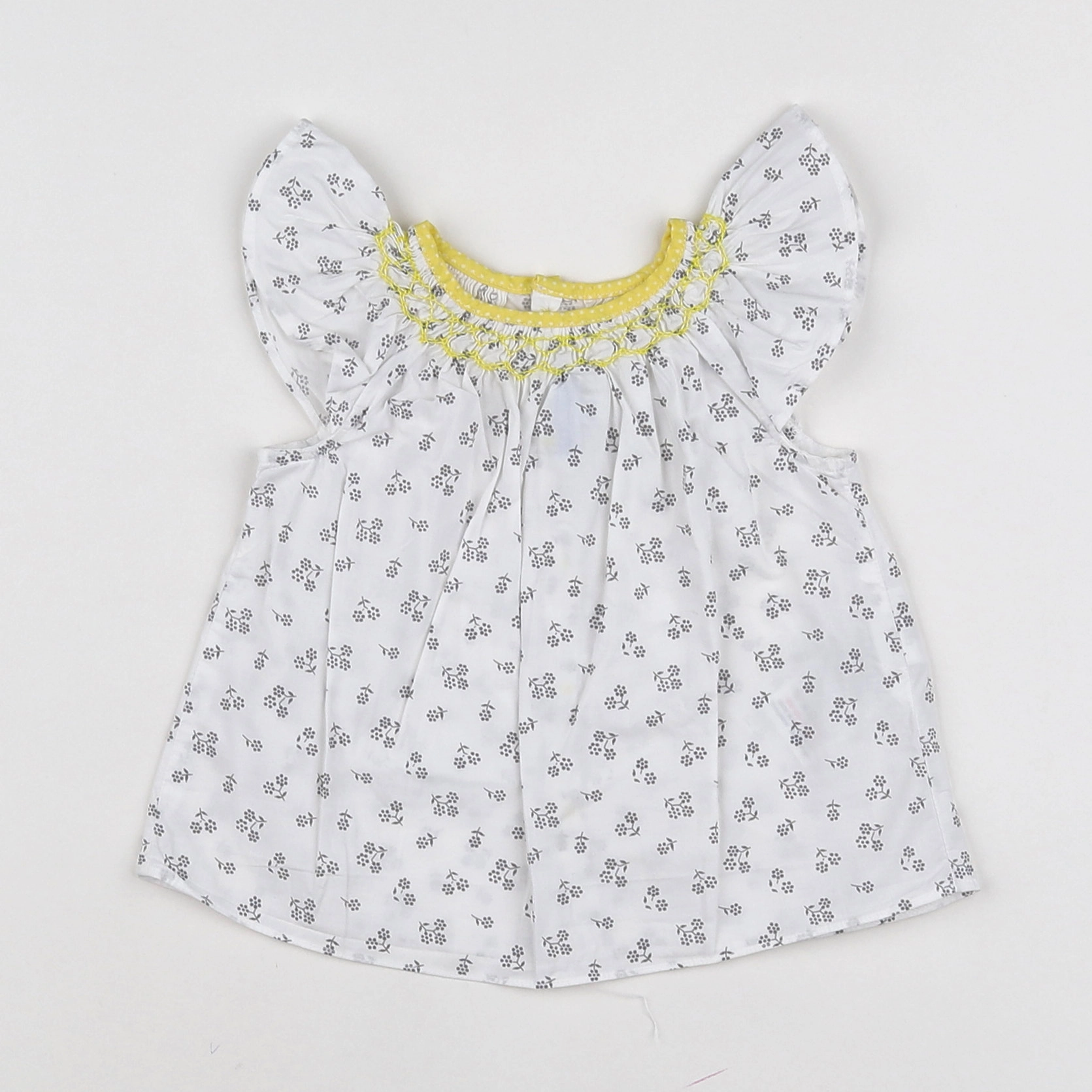 Jacadi - blouse blanc - 6 mois