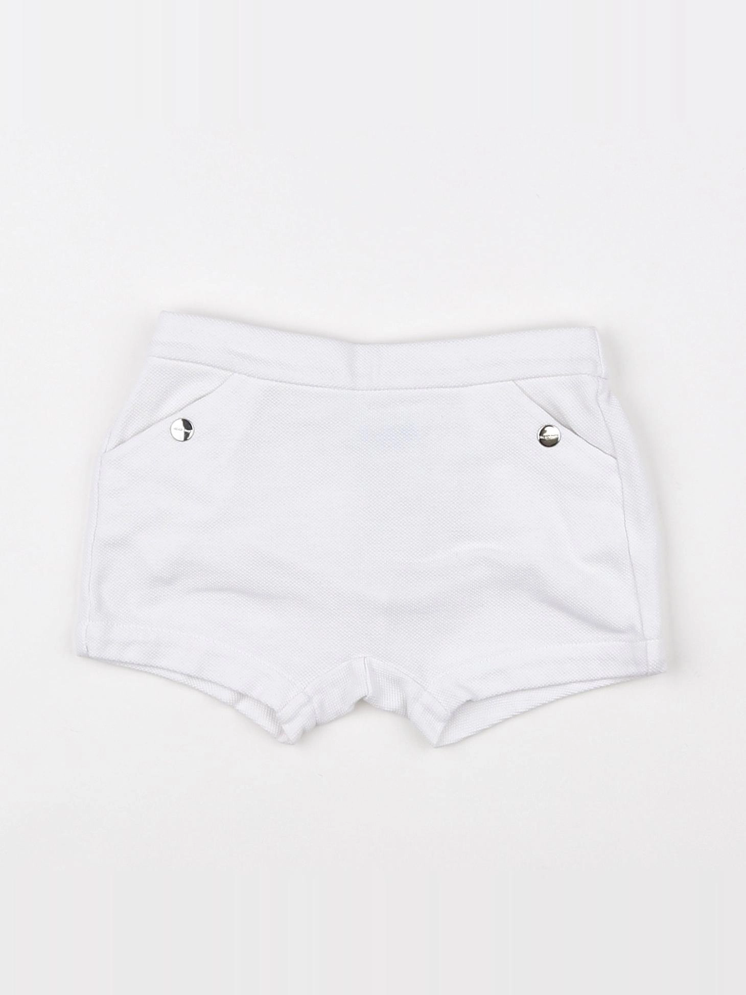 Jacadi - short blanc - 6 mois