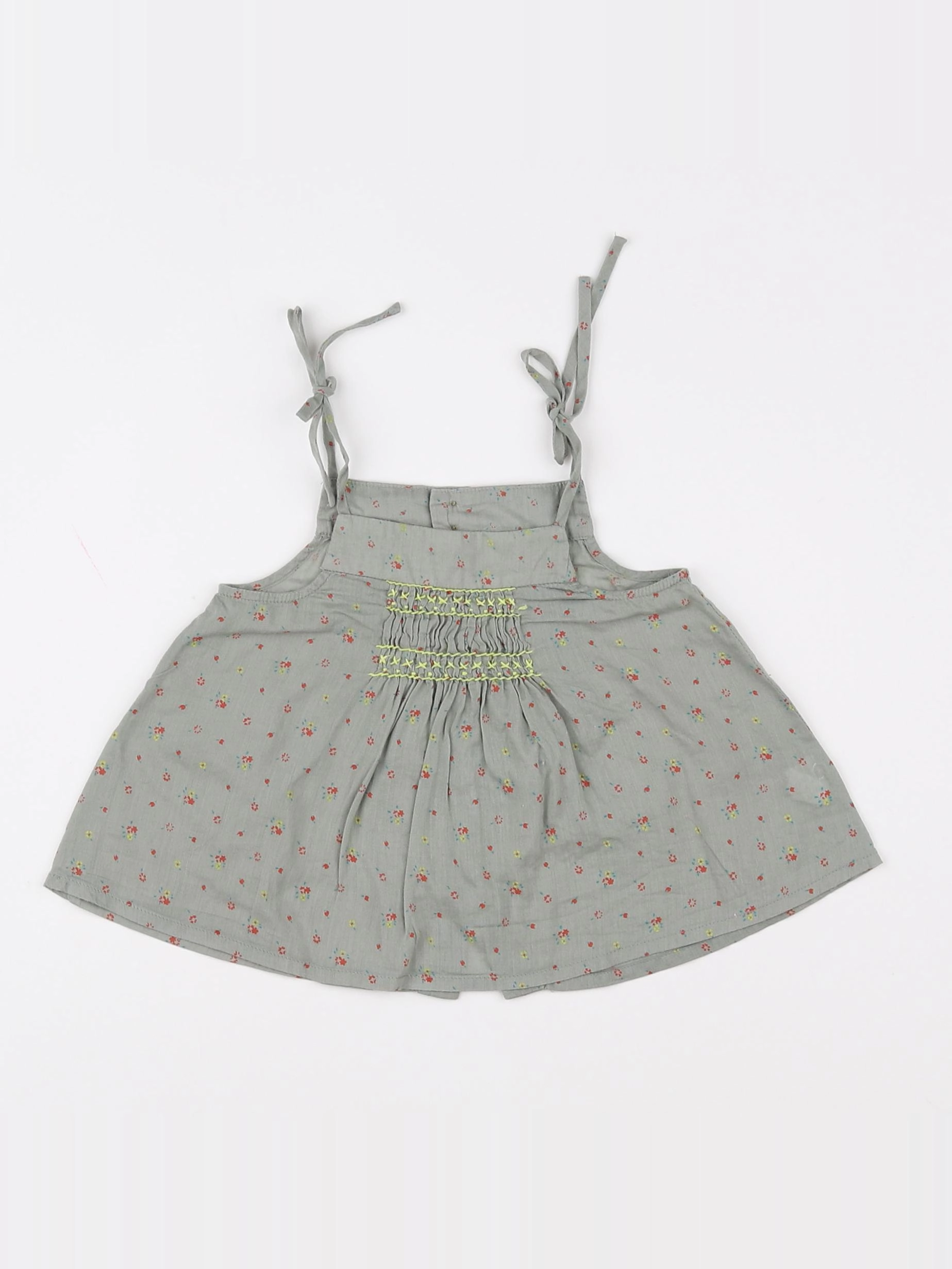 Bonpoint - blouse vert - 6 mois