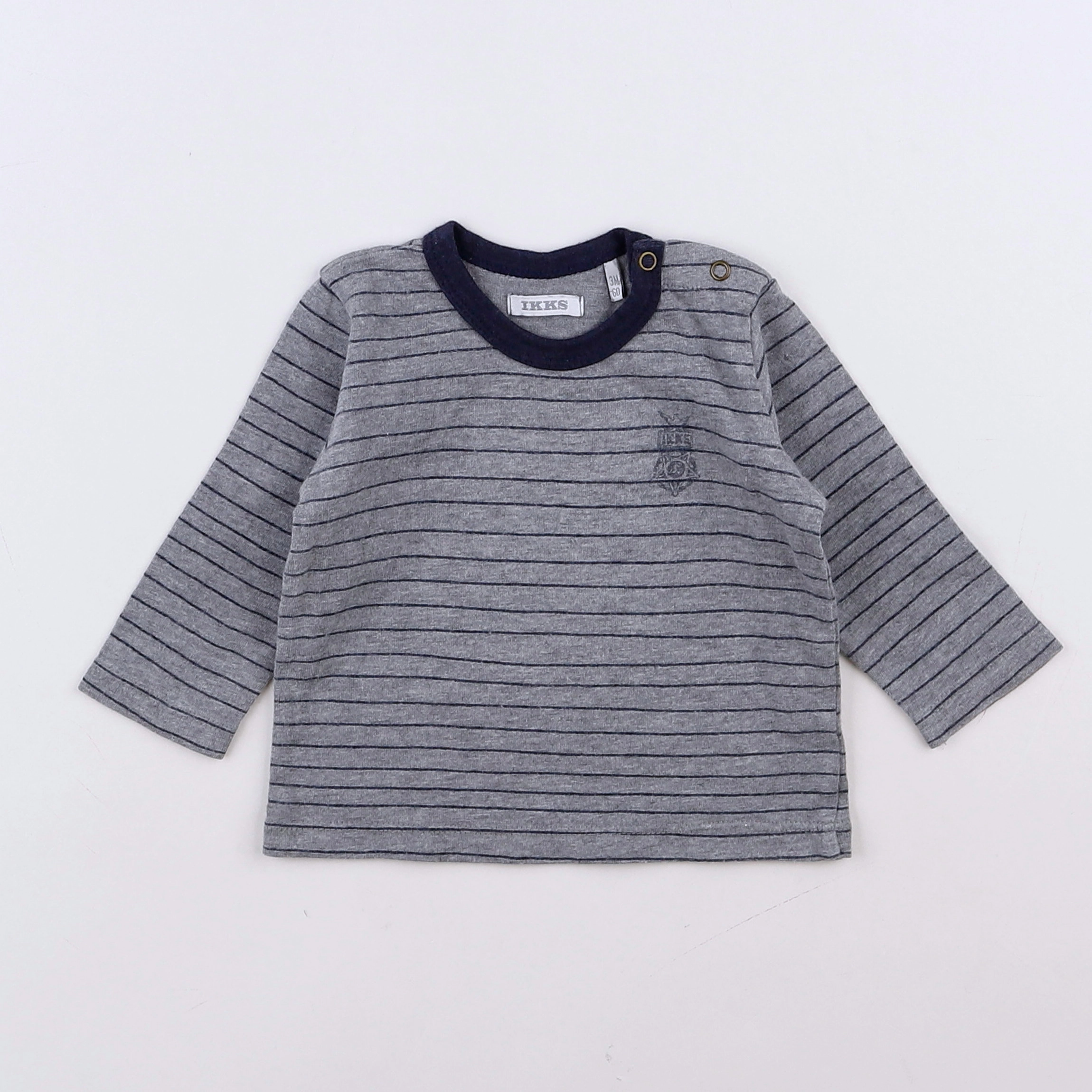 IKKS - tee-shirt gris - 3 mois