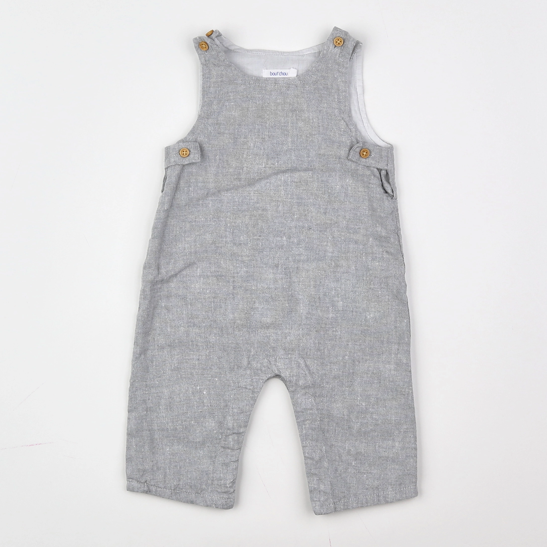 Boutchou - combinaison gris - 3 mois