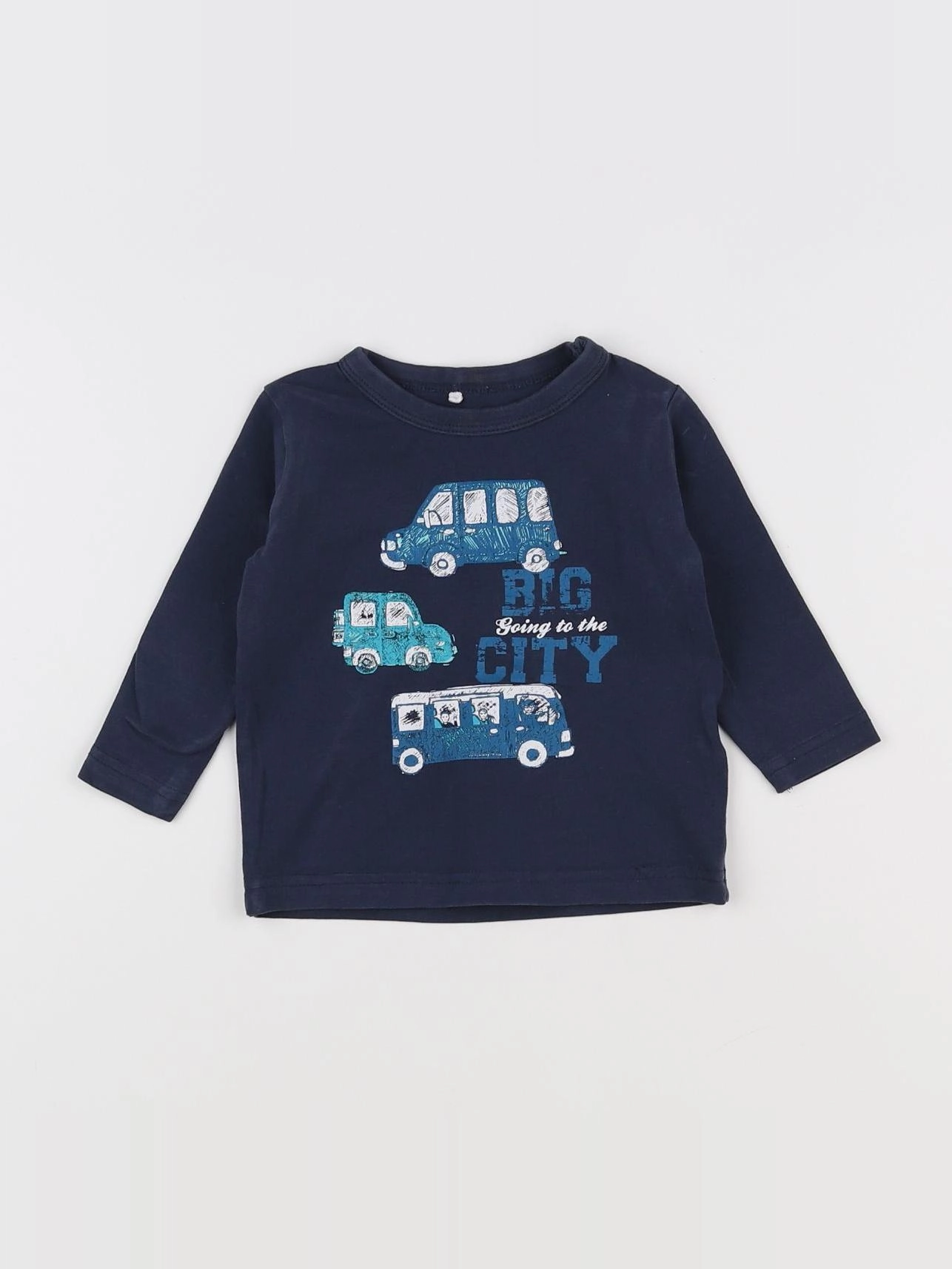 Name it - tee-shirt bleu - 4/6 mois