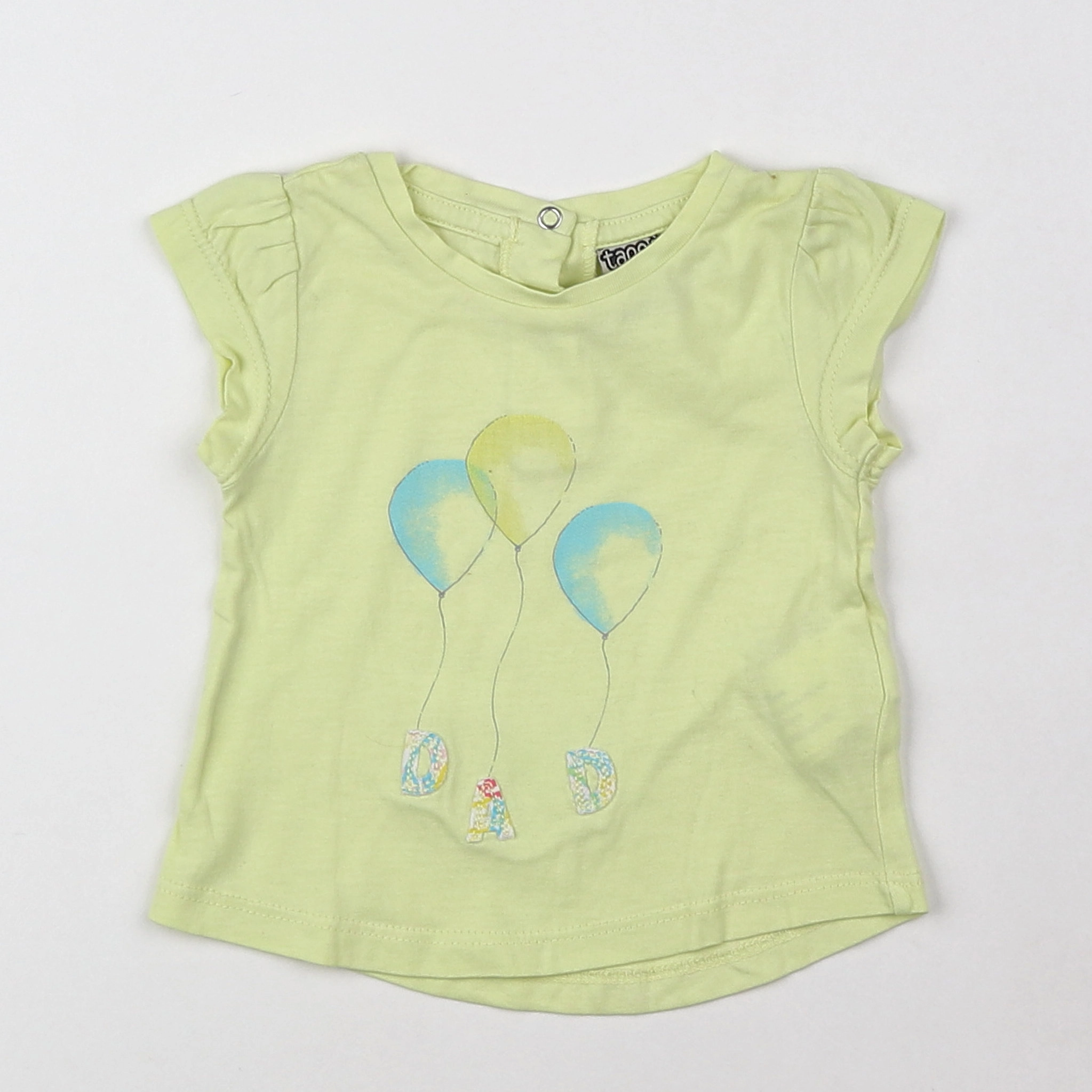 Tape à l'oeil - tee-shirt jaune - 3 mois