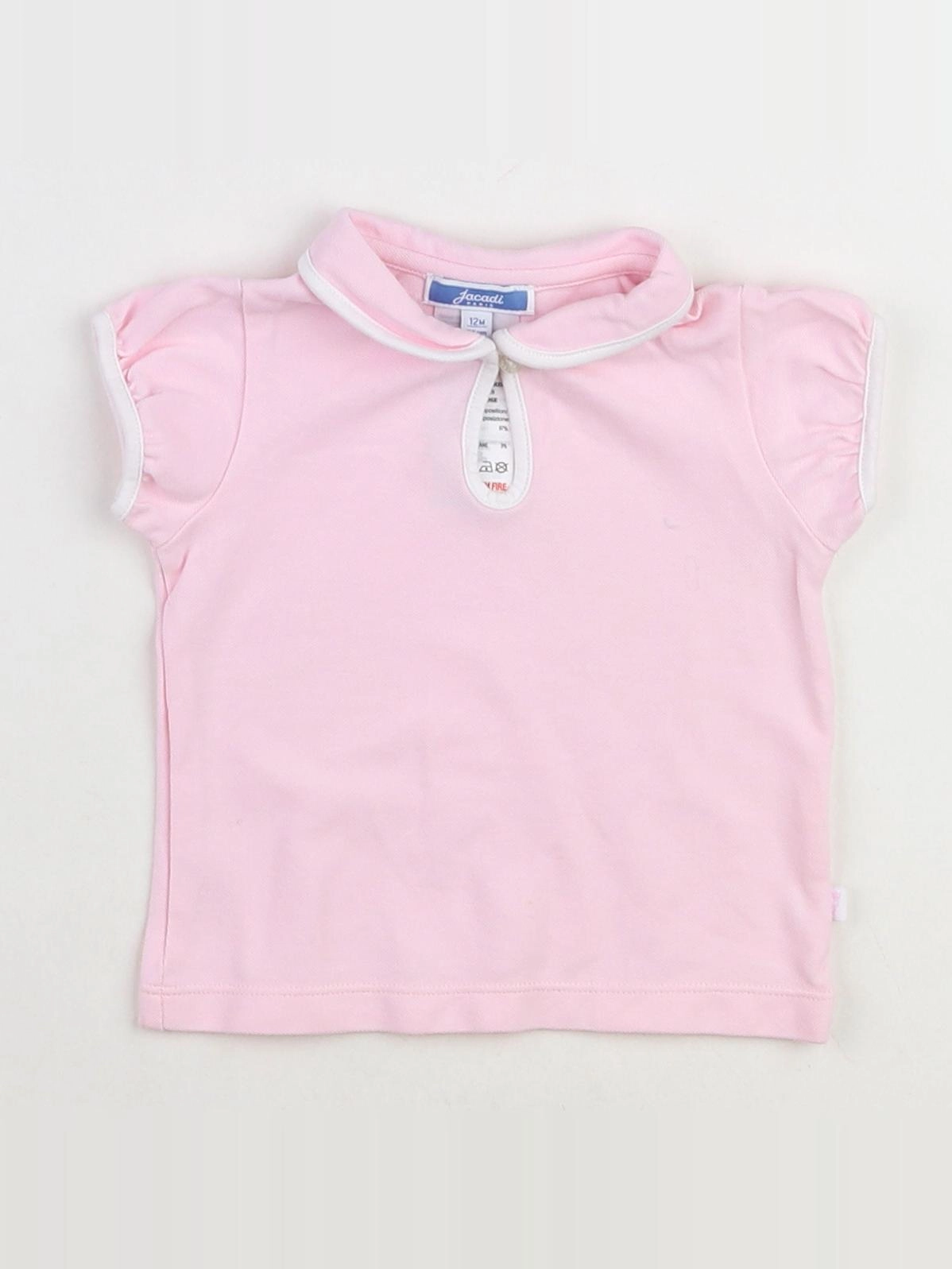 Jacadi - tee-shirt rose - 12 mois