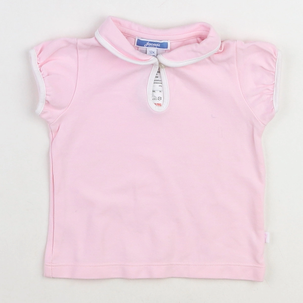 Jacadi - tee-shirt rose - 12 mois