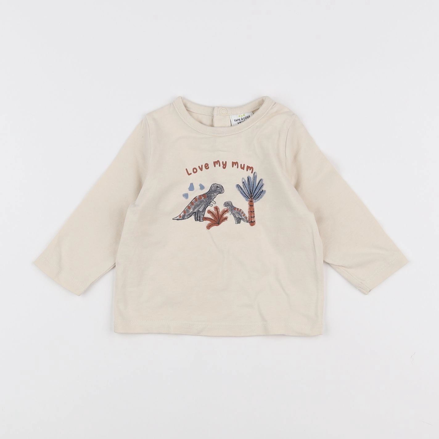 Tape à l'oeil - tee-shirt beige - 6 mois