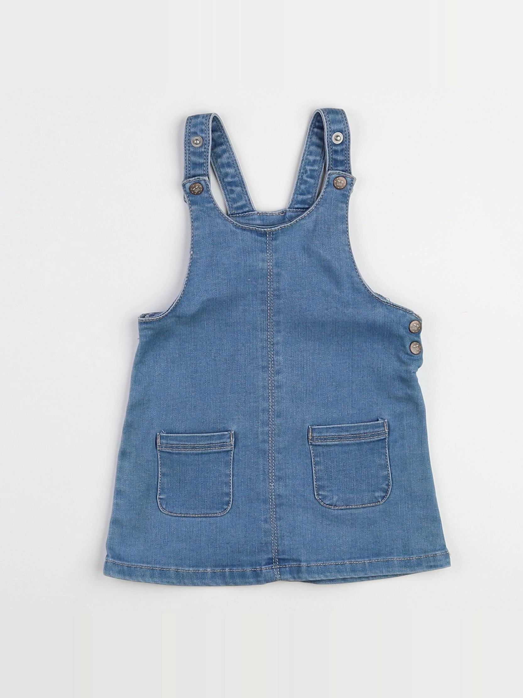 Tape à l'oeil - robe bleu - 12 mois