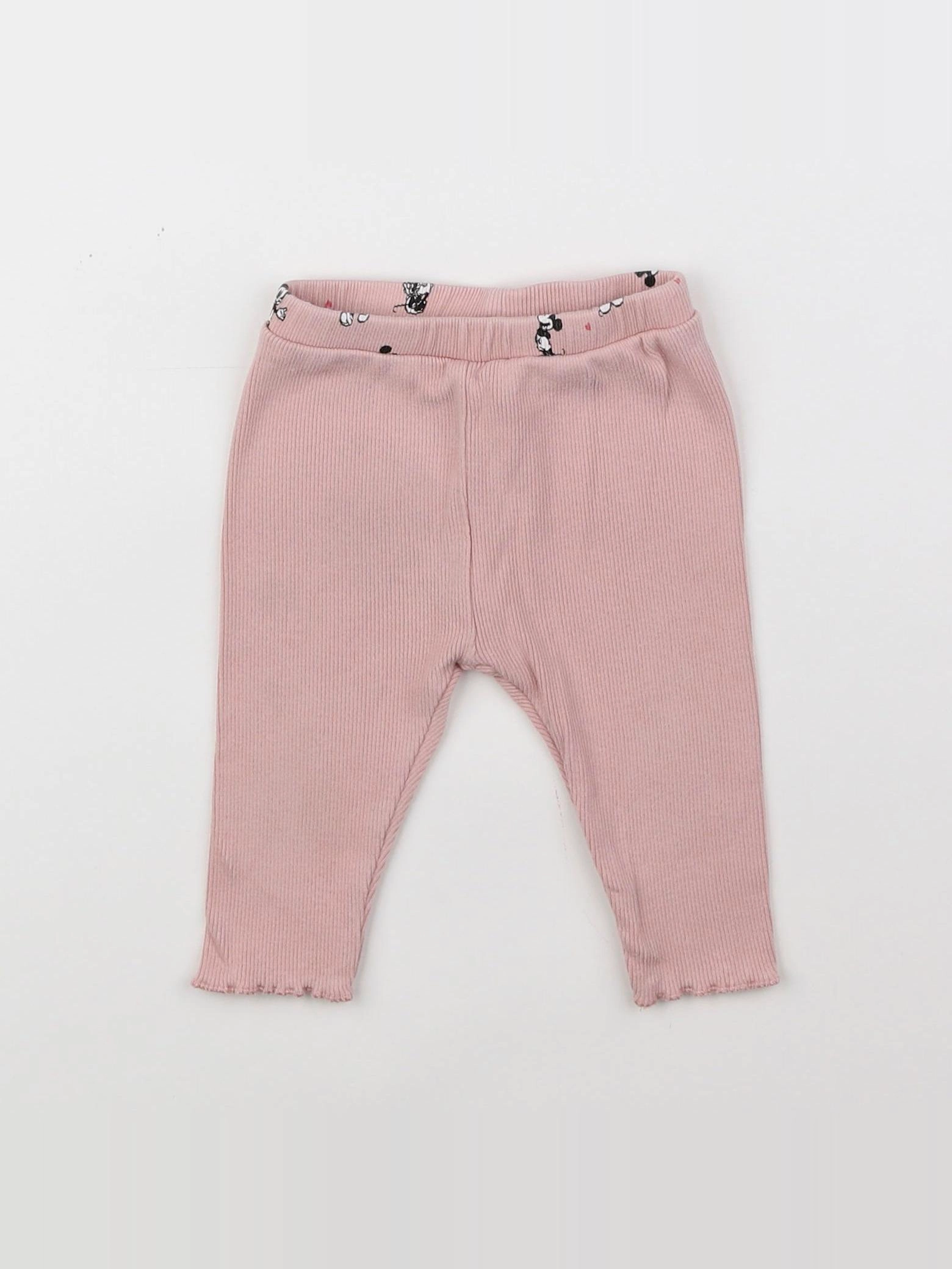 Zara - legging rose - 3/6 mois