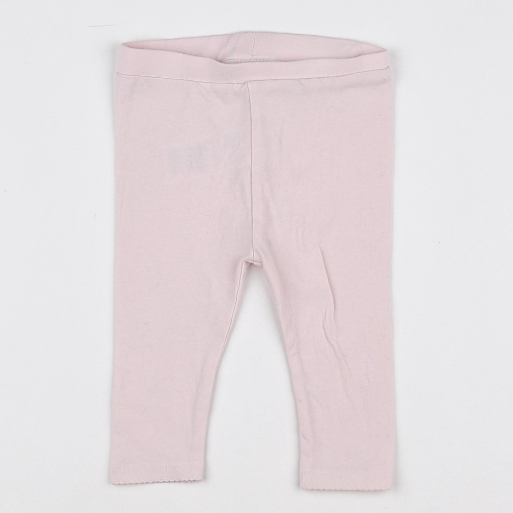 Vertbaudet - legging rose - 9 mois