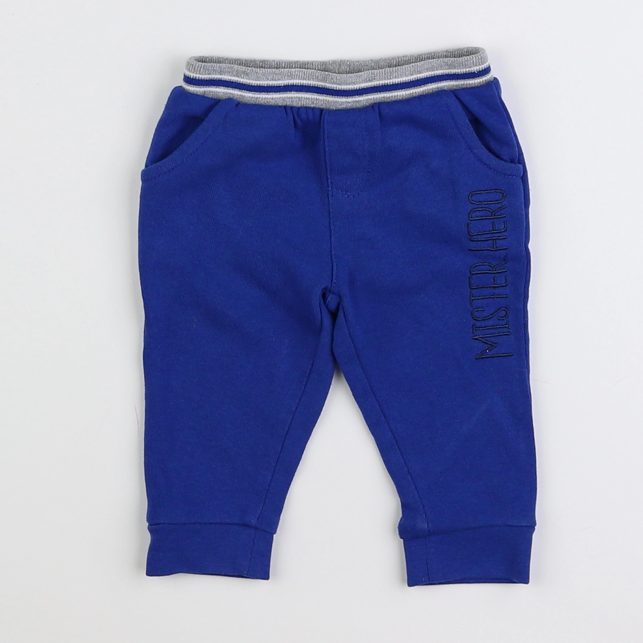 Vertbaudet - jogging bleu - 6 mois