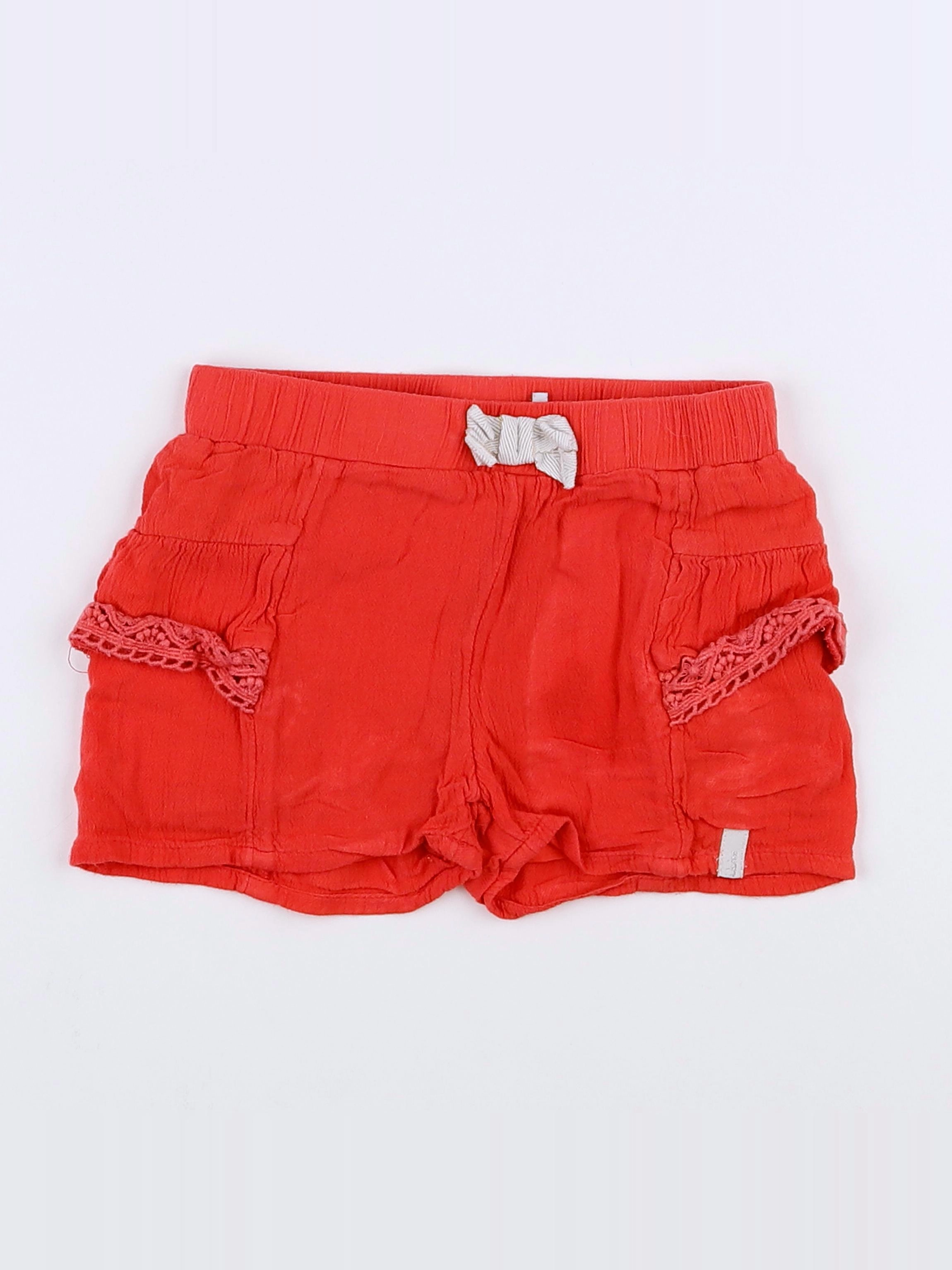IKKS - short orange - 18 mois