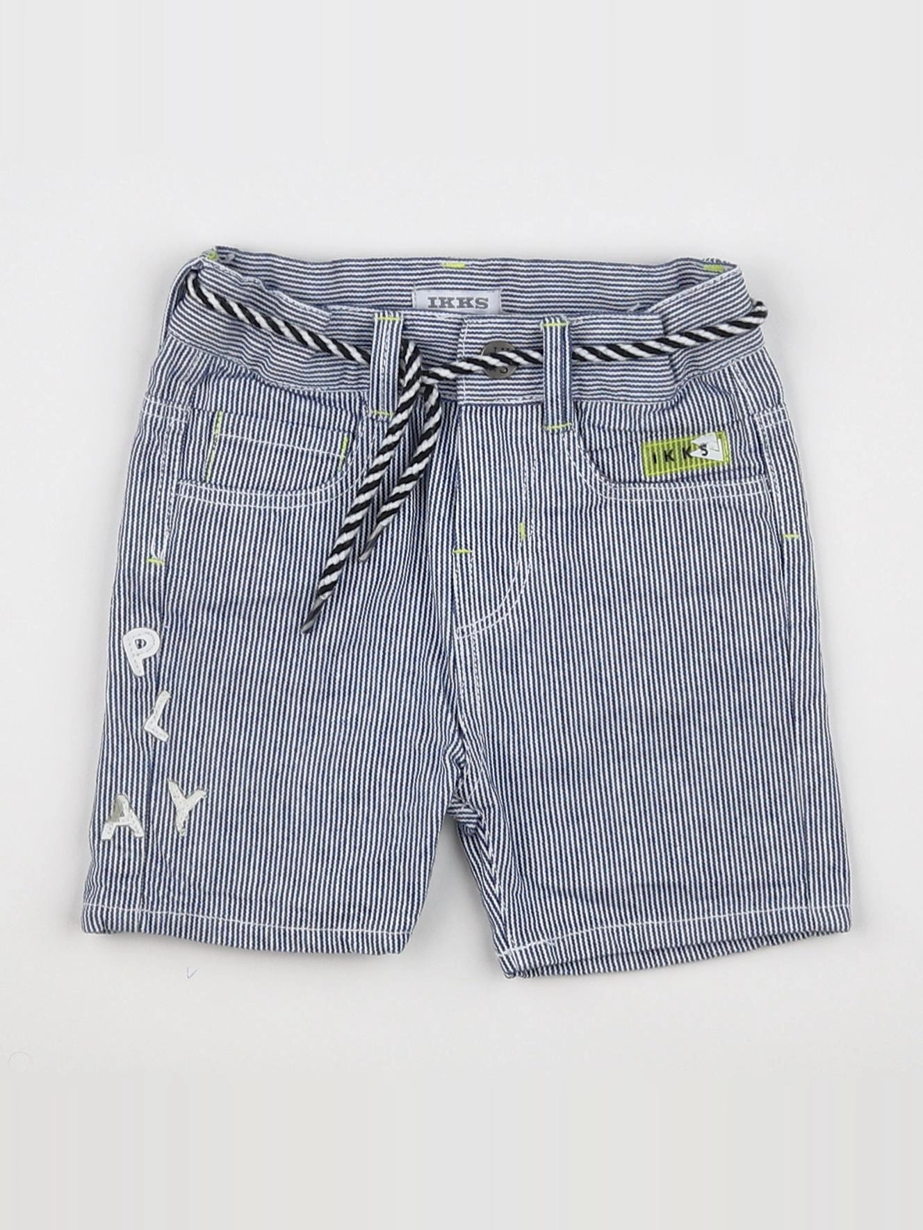 IKKS - short bleu - 6 mois