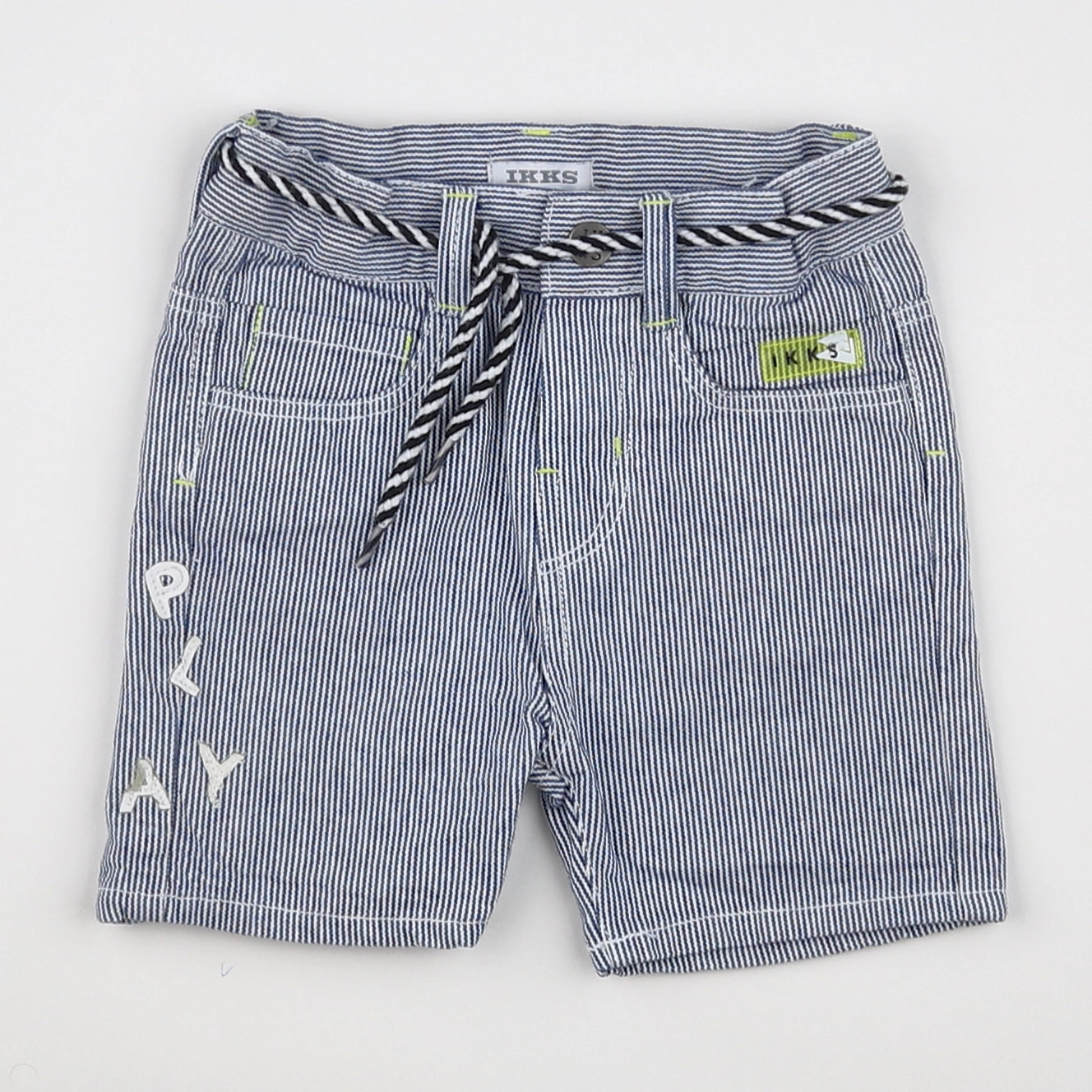 IKKS - short bleu - 6 mois