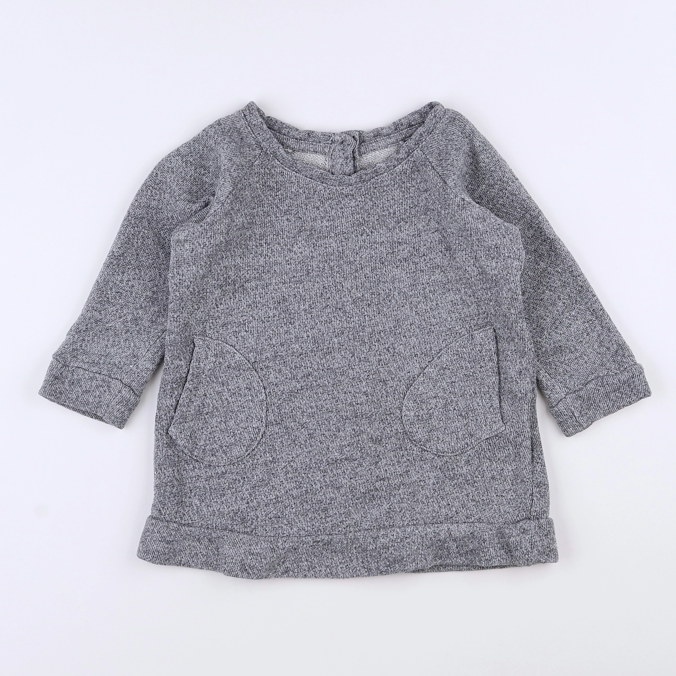 GAP - robe gris - 12/18 mois