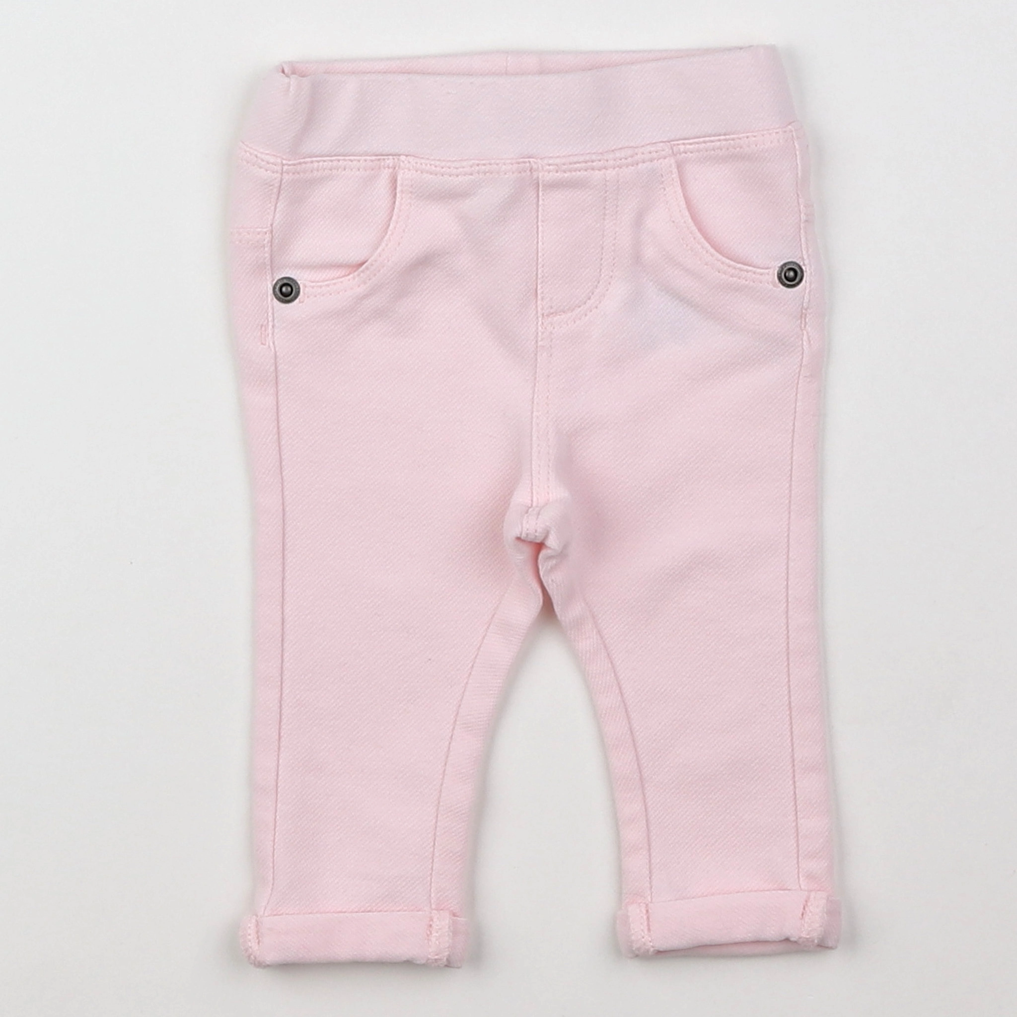 Vertbaudet - jegging rose - 3 mois