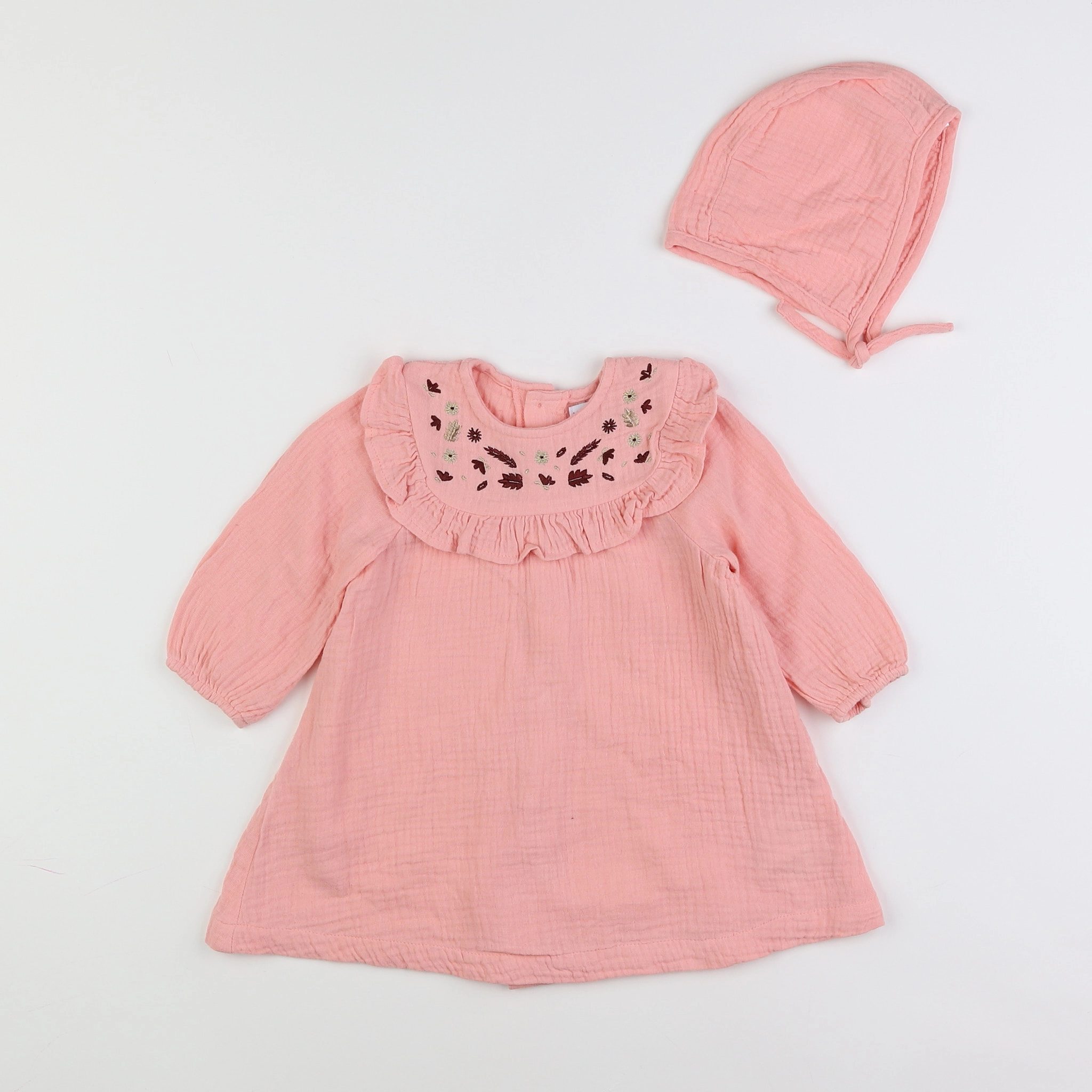 Vertbaudet - robe rose - 12 mois