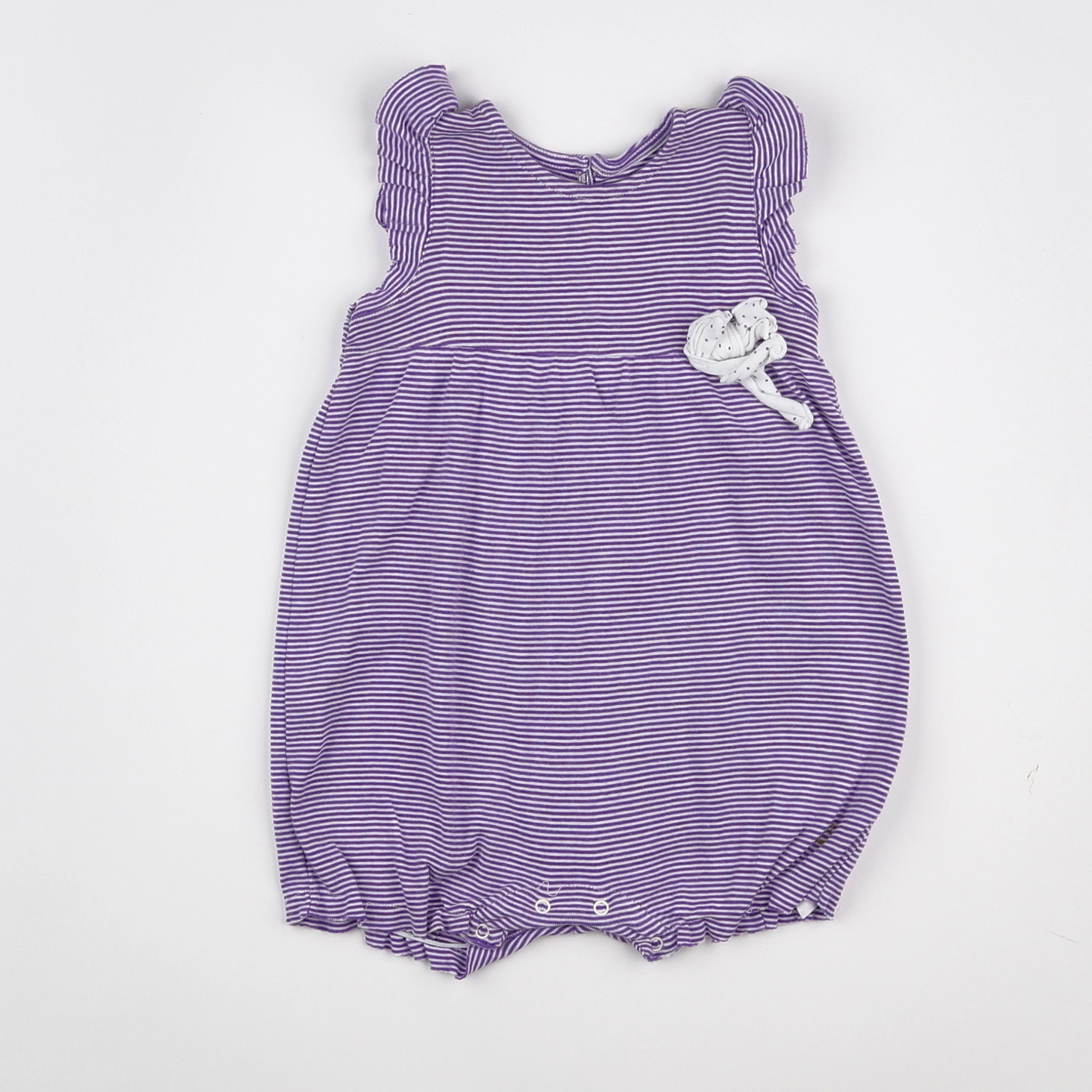 Petit Bateau - combinaison violet - 12 mois