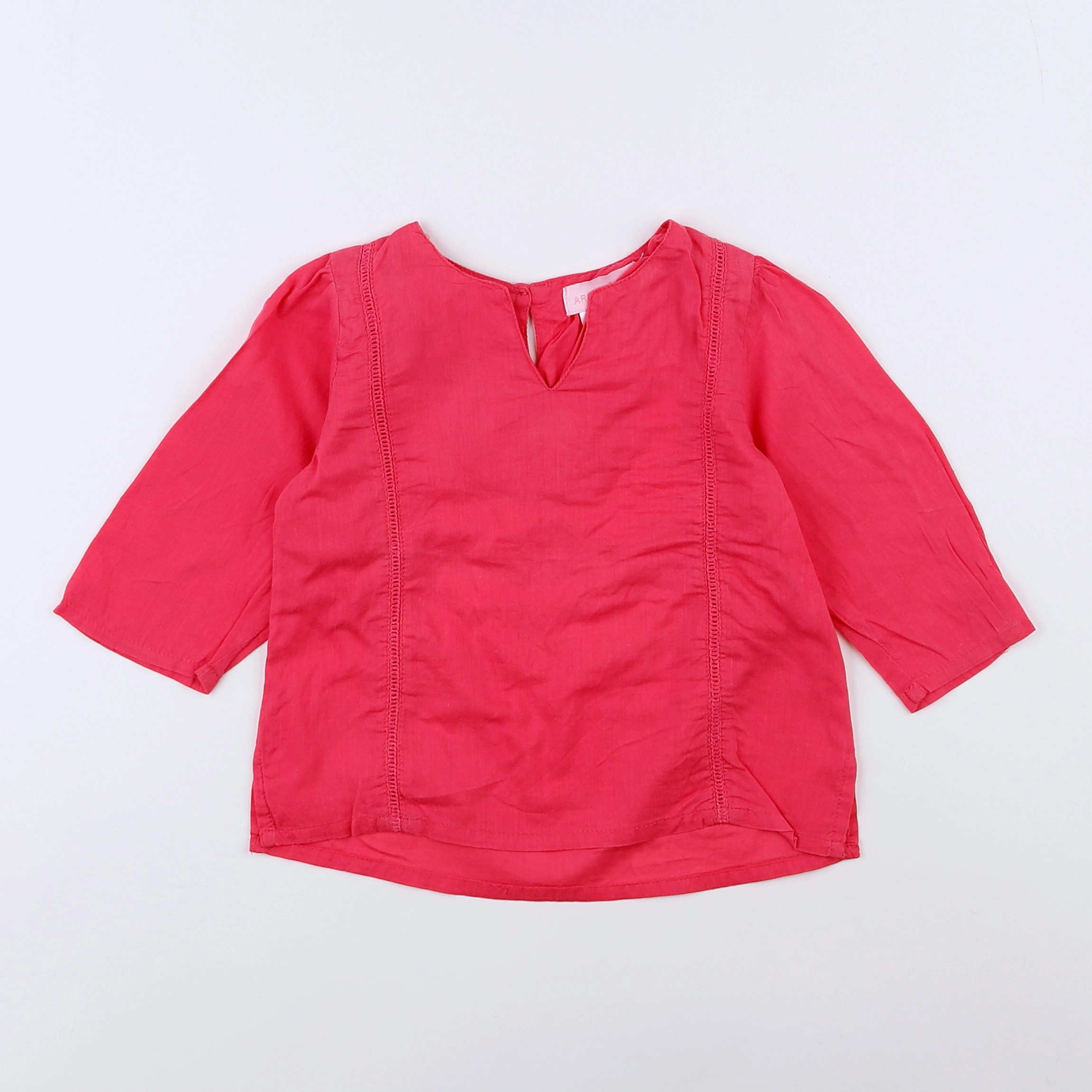 Archimède - blouse rose - 3/6 mois