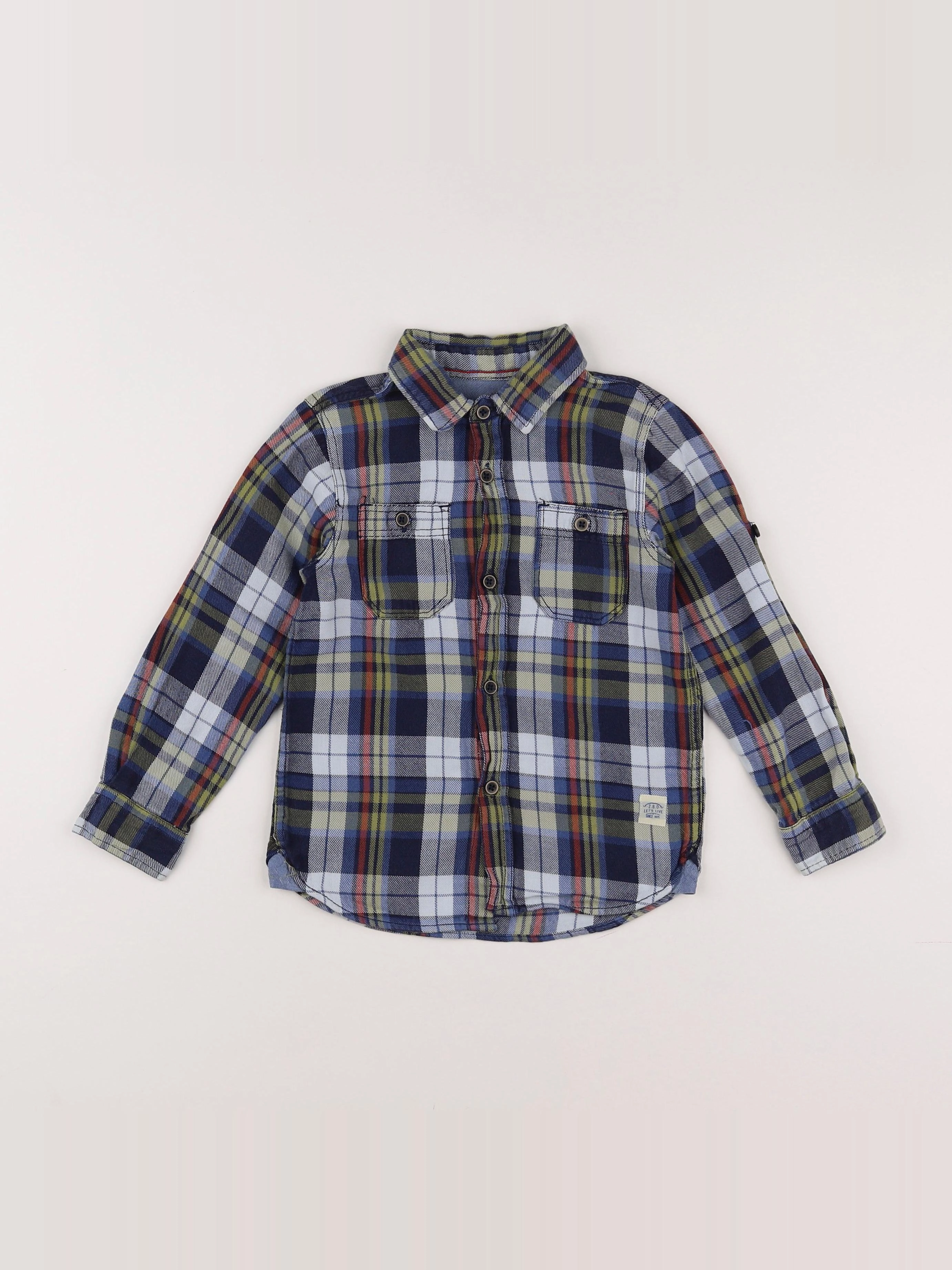 Zara - chemise bleu - 3/4 ans