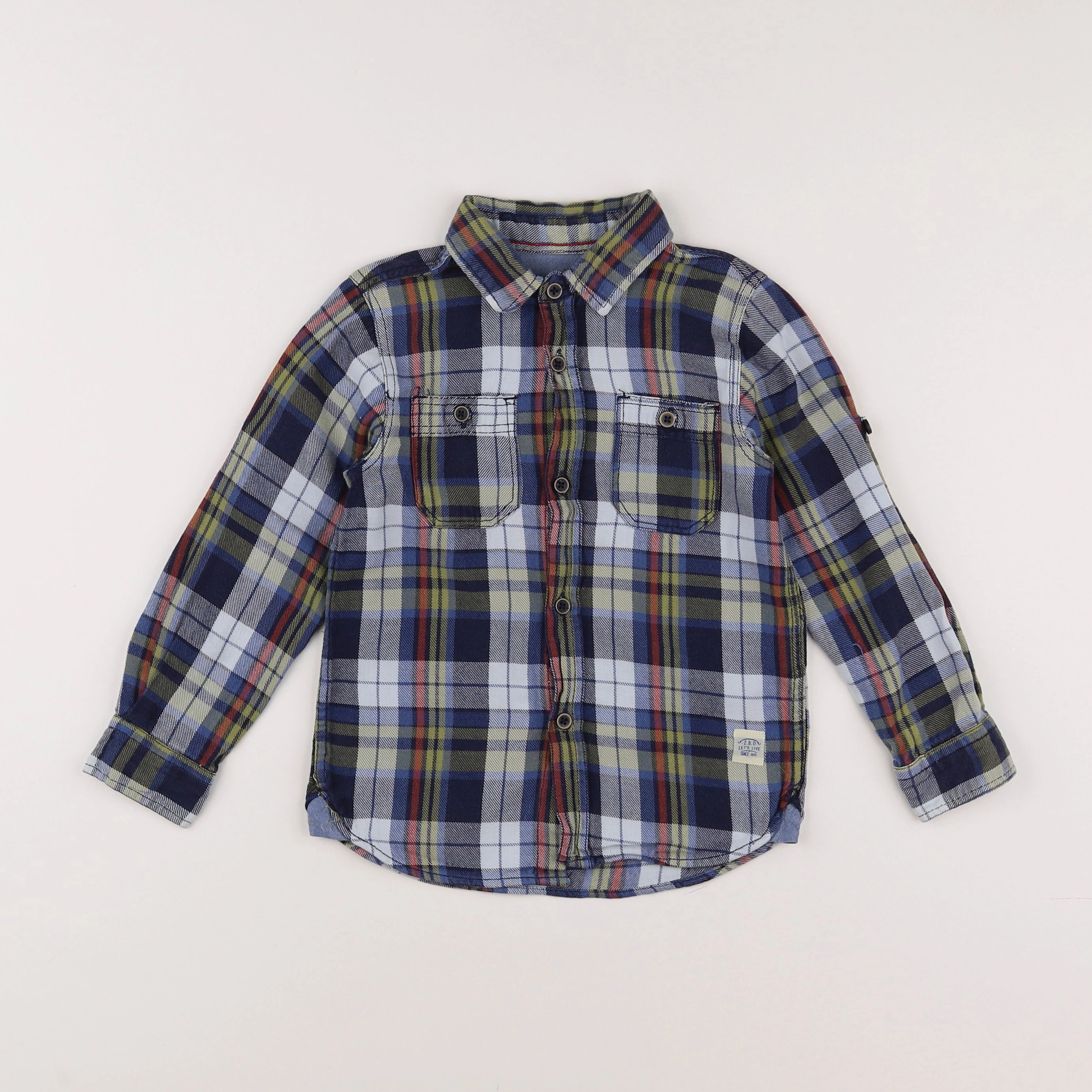 Zara - chemise bleu - 3/4 ans