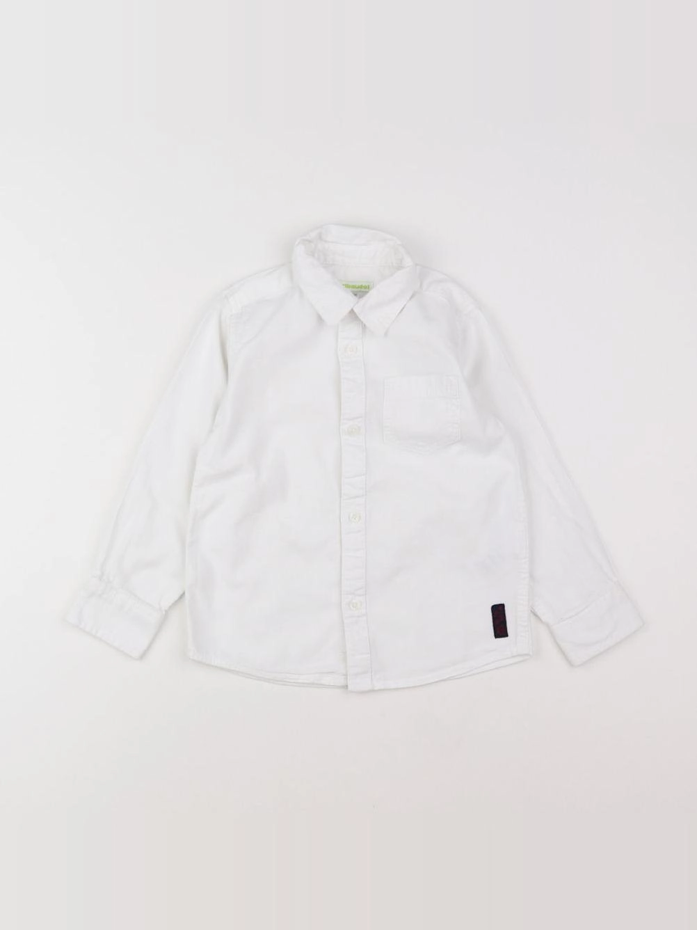 Vertbaudet - chemise blanc - 4 ans