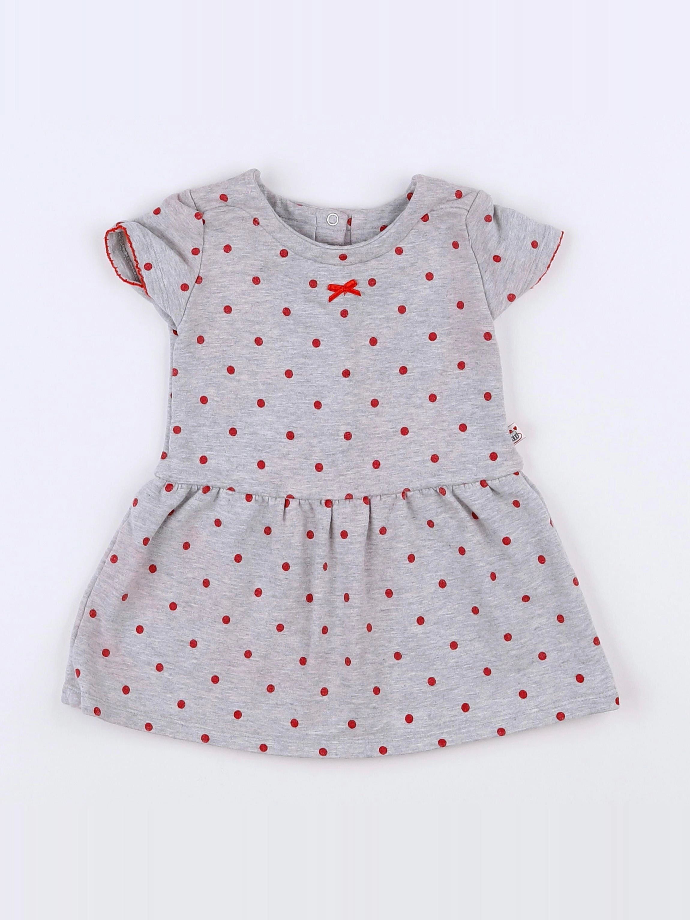 Absorba - robe gris - 12 mois