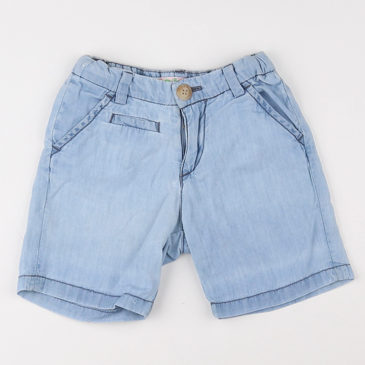 Bonpoint - short bleu - 12 mois