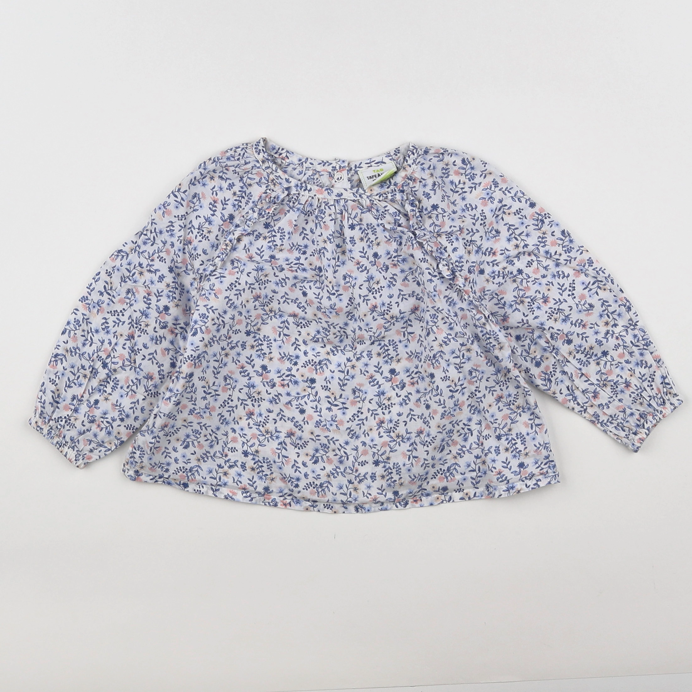 Tape à l'oeil - blouse multicolore - 12 mois