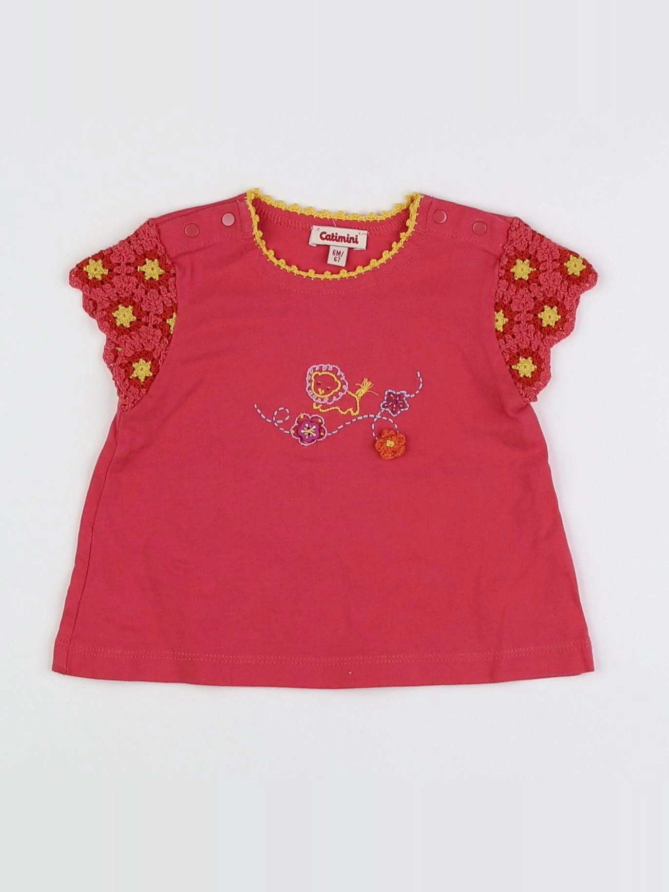 Catimini - tee-shirt rose - 6 mois