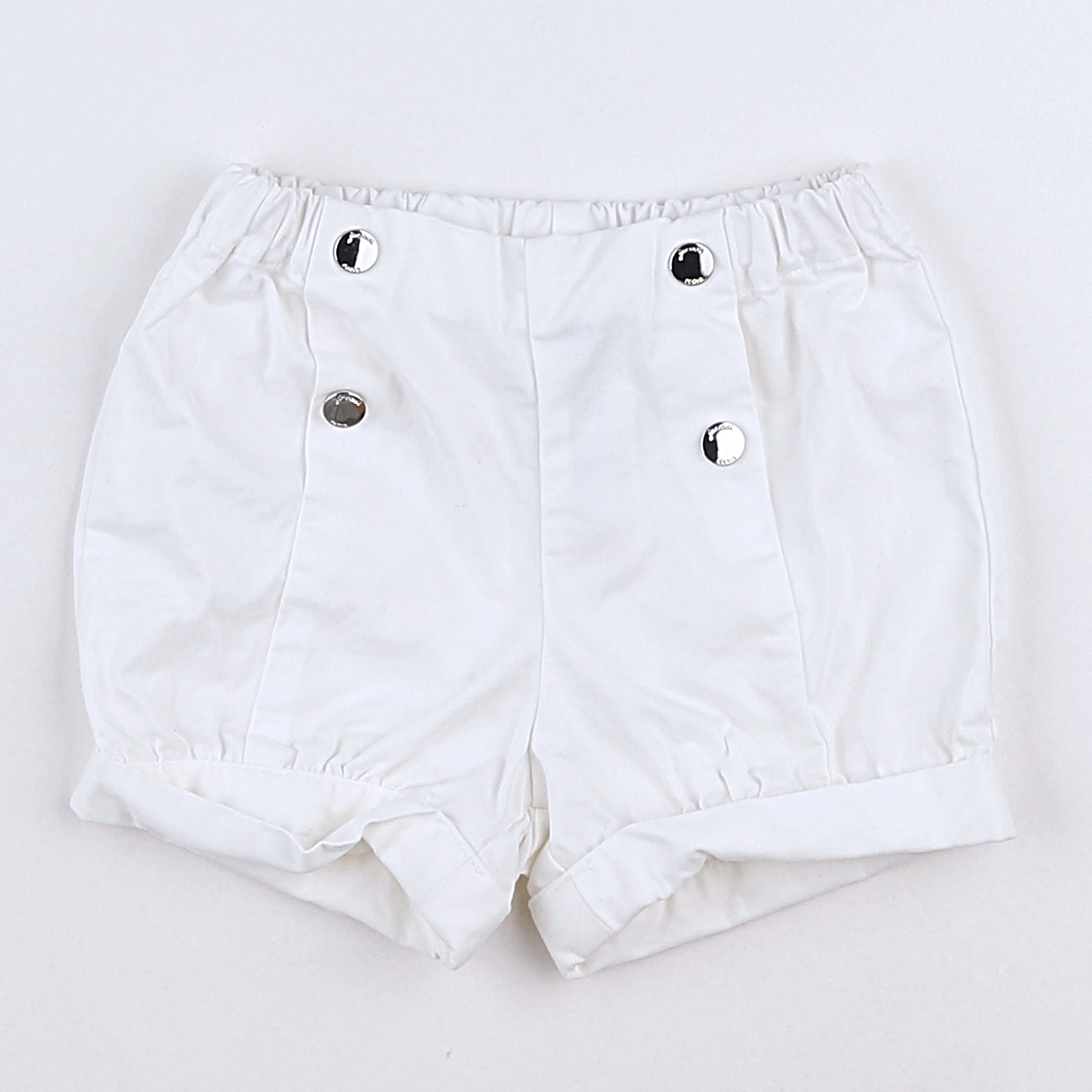 Jacadi - short blanc - 12 mois