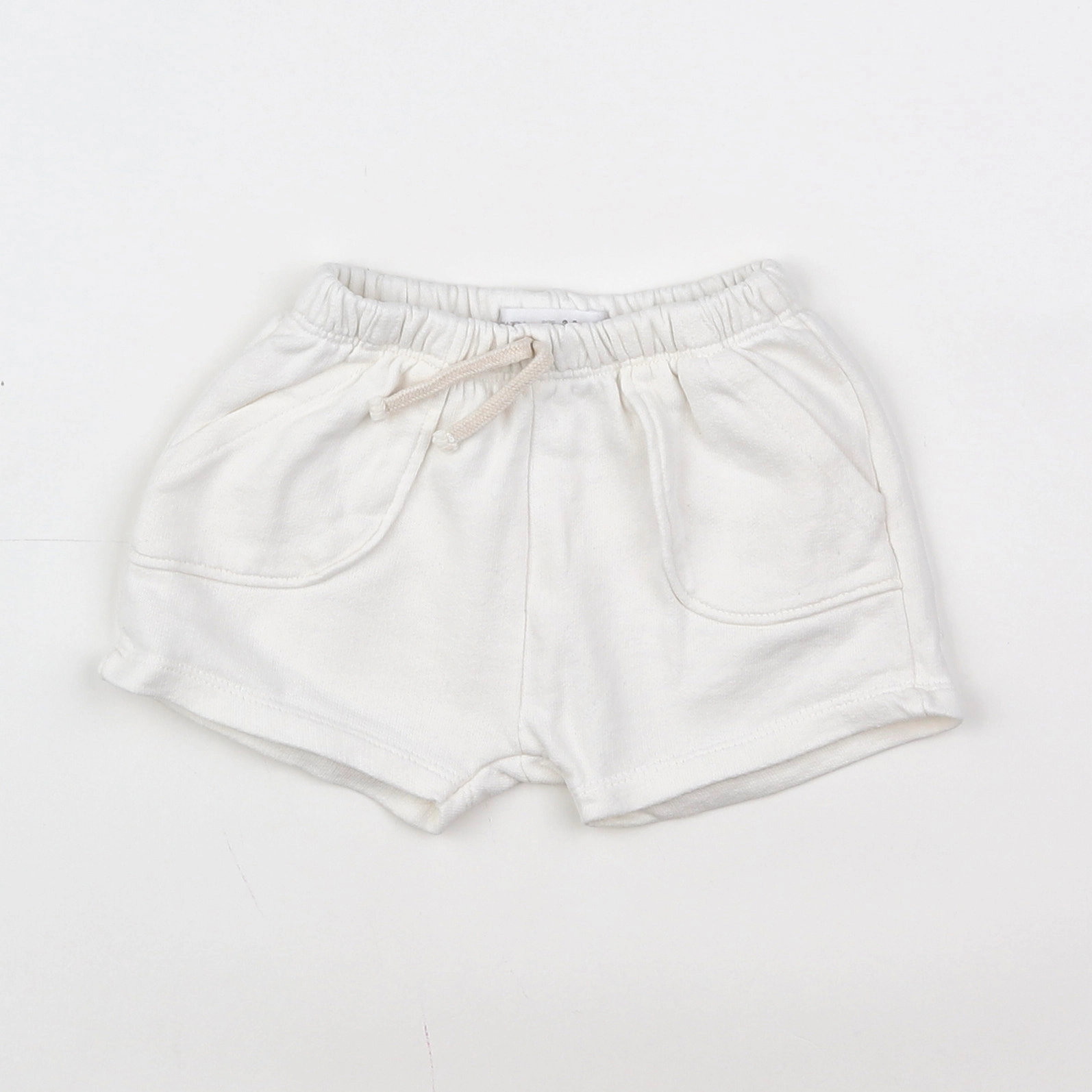 Zara - short blanc - 3/6 mois