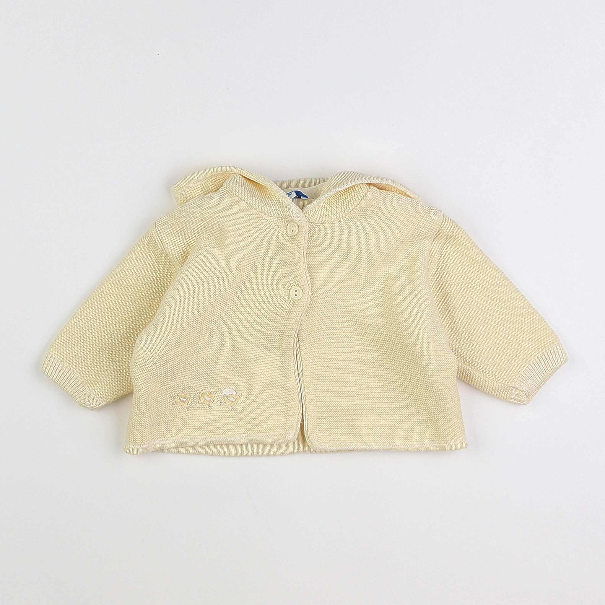 Boutchou - gilet jaune - 3 mois