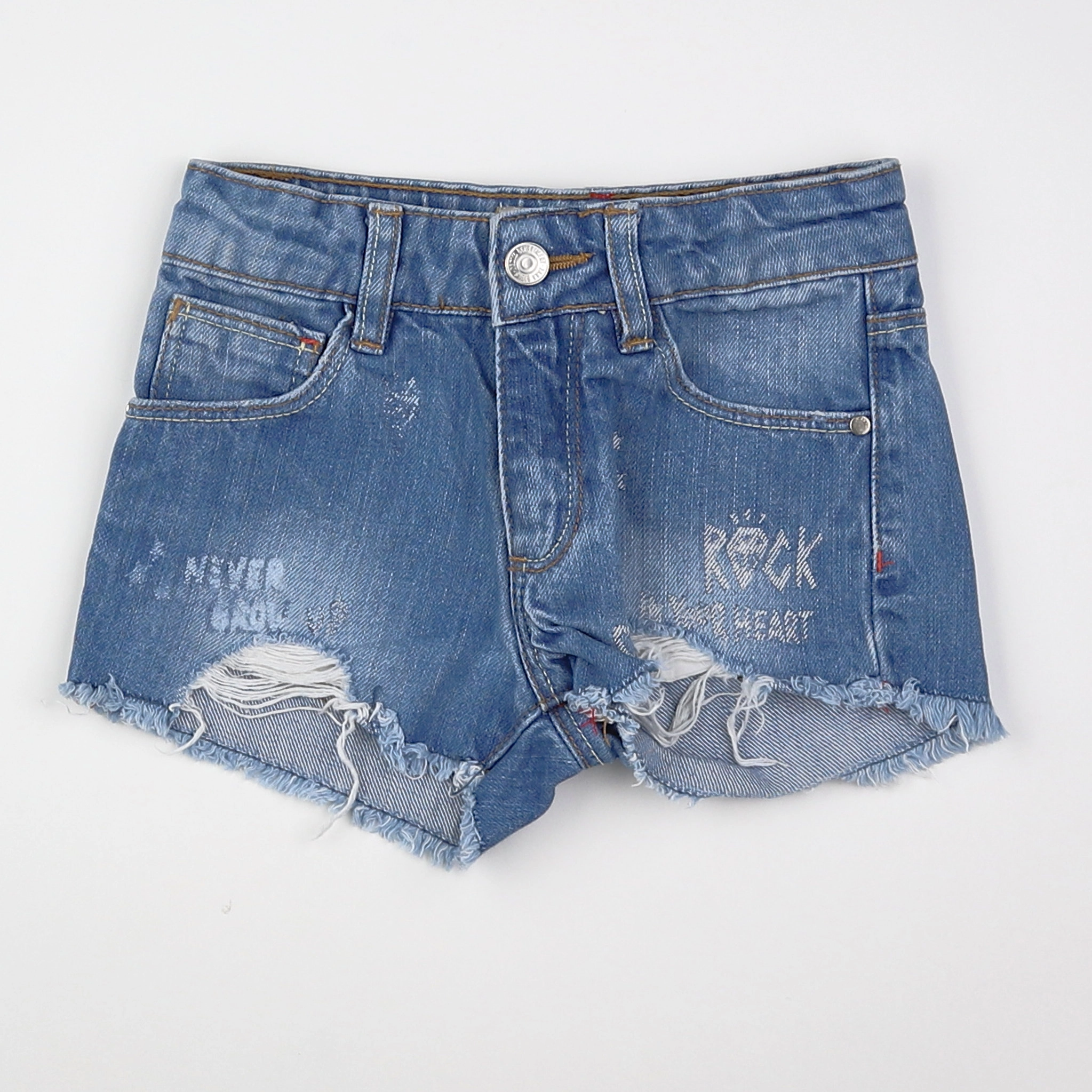 Zara - short bleu - 4 ans