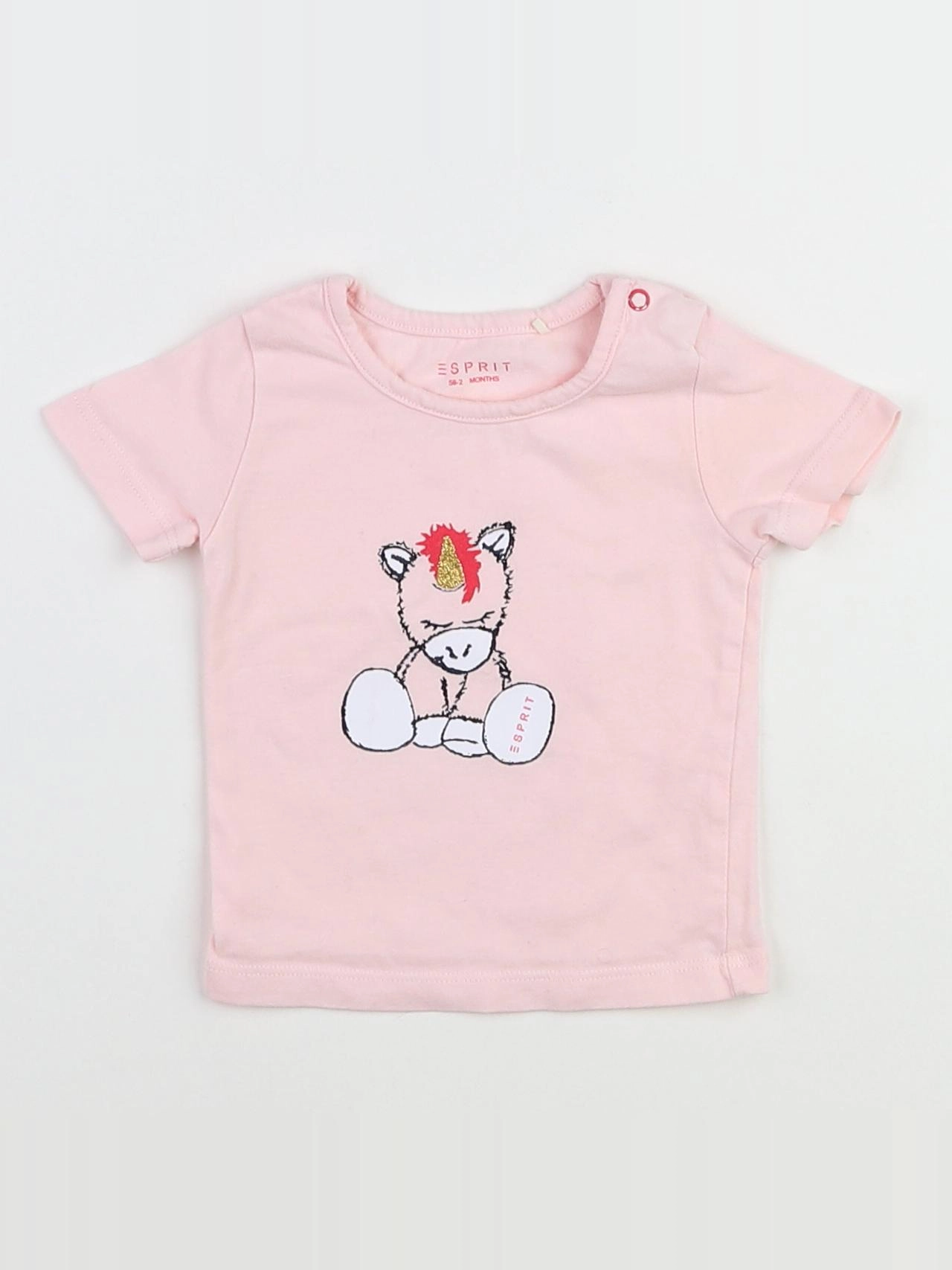 Esprit - tee-shirt rose - 1/3 mois