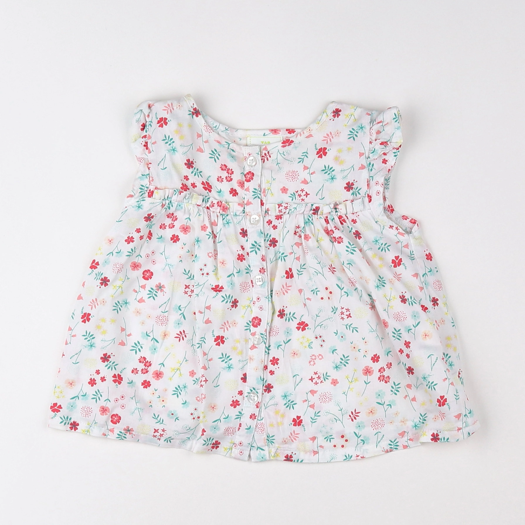 Tape à l'oeil - blouse blanc, multicolore - 9 mois