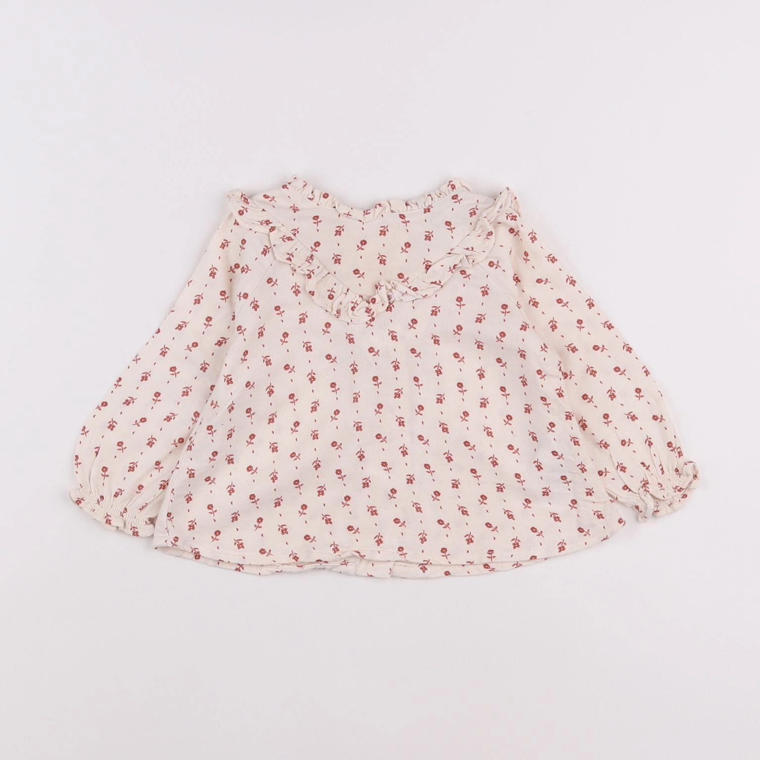 Vertbaudet - blouse beige - 9 mois