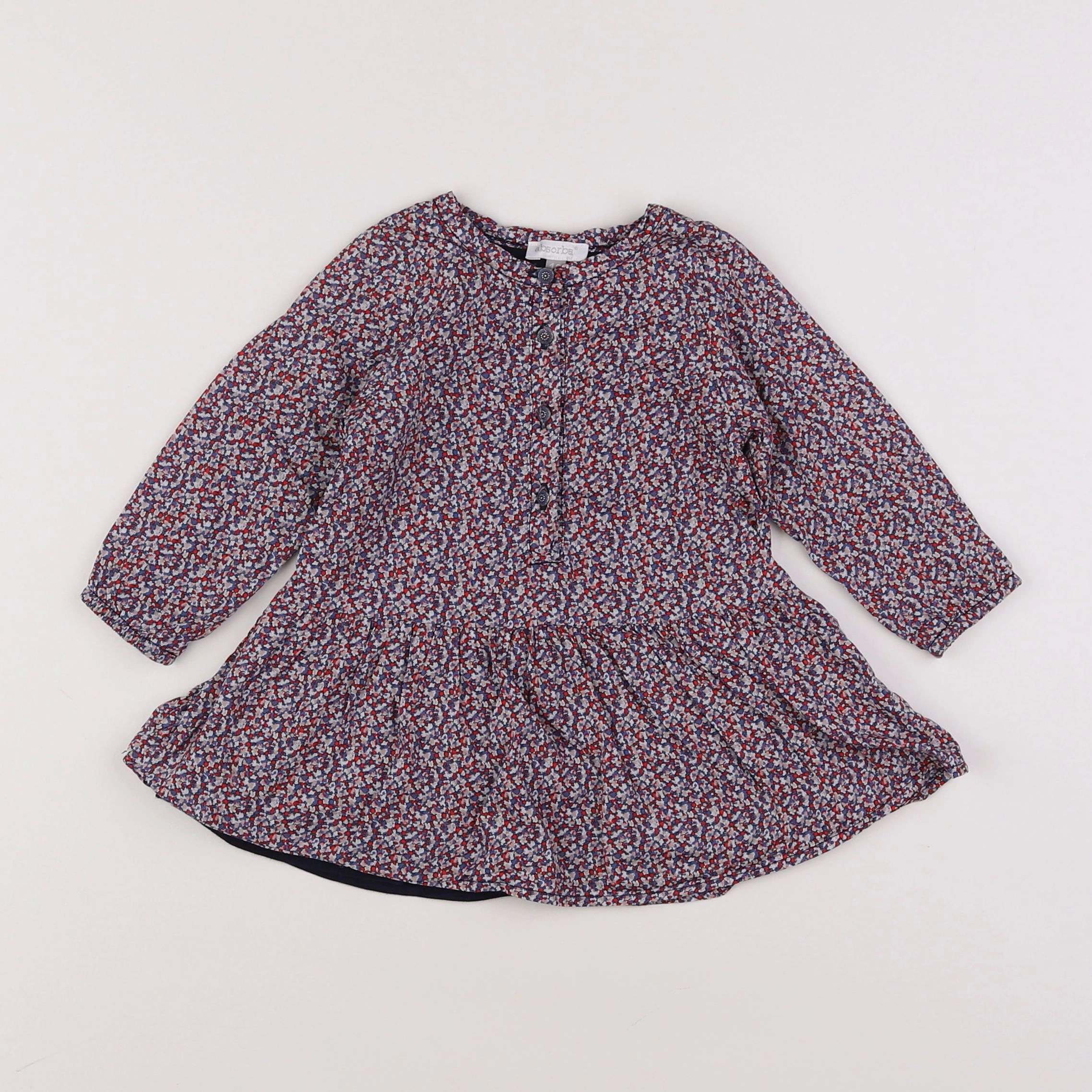 Absorba - robe bleu, multicolore - 12 mois