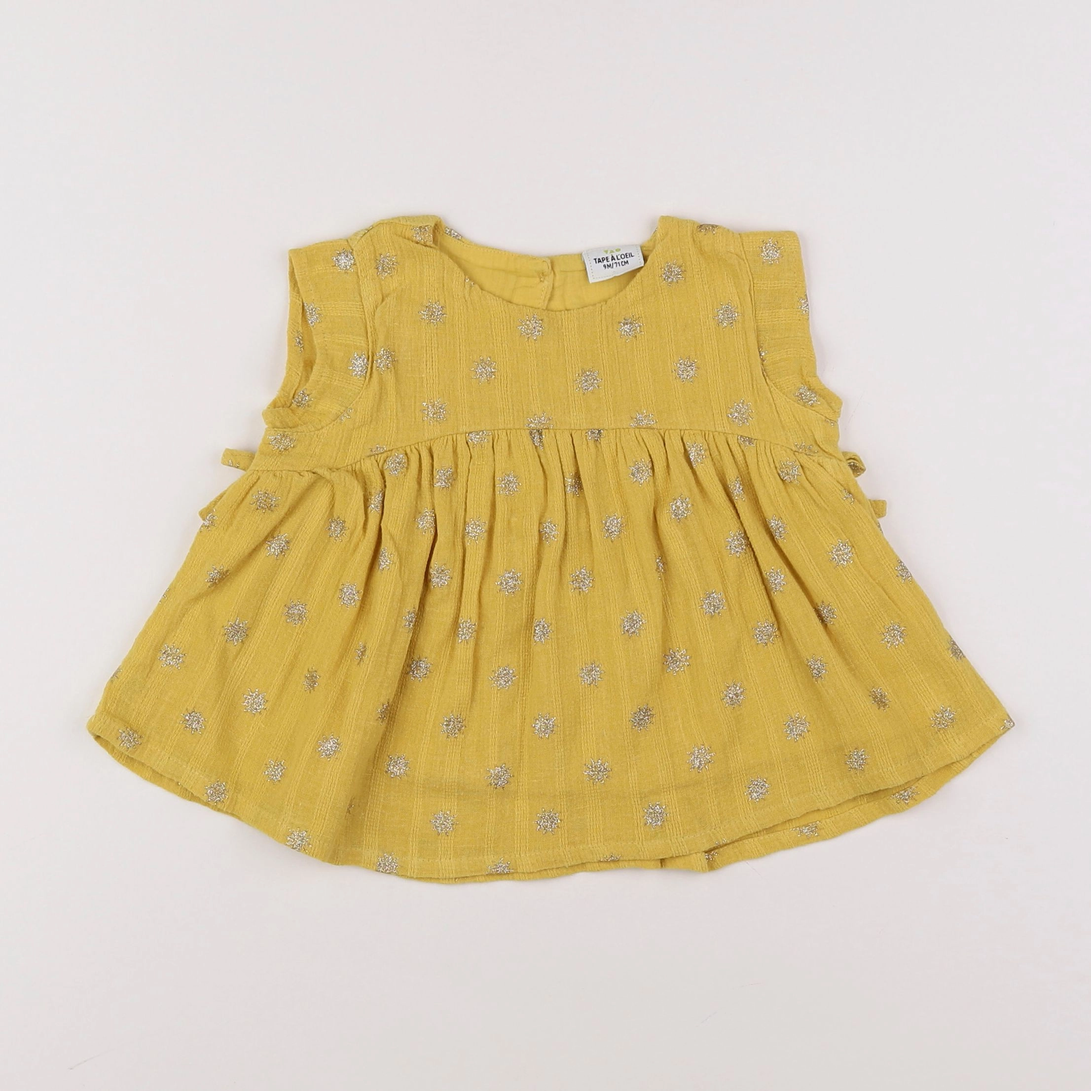 Tape à l'oeil - robe jaune - 9 mois