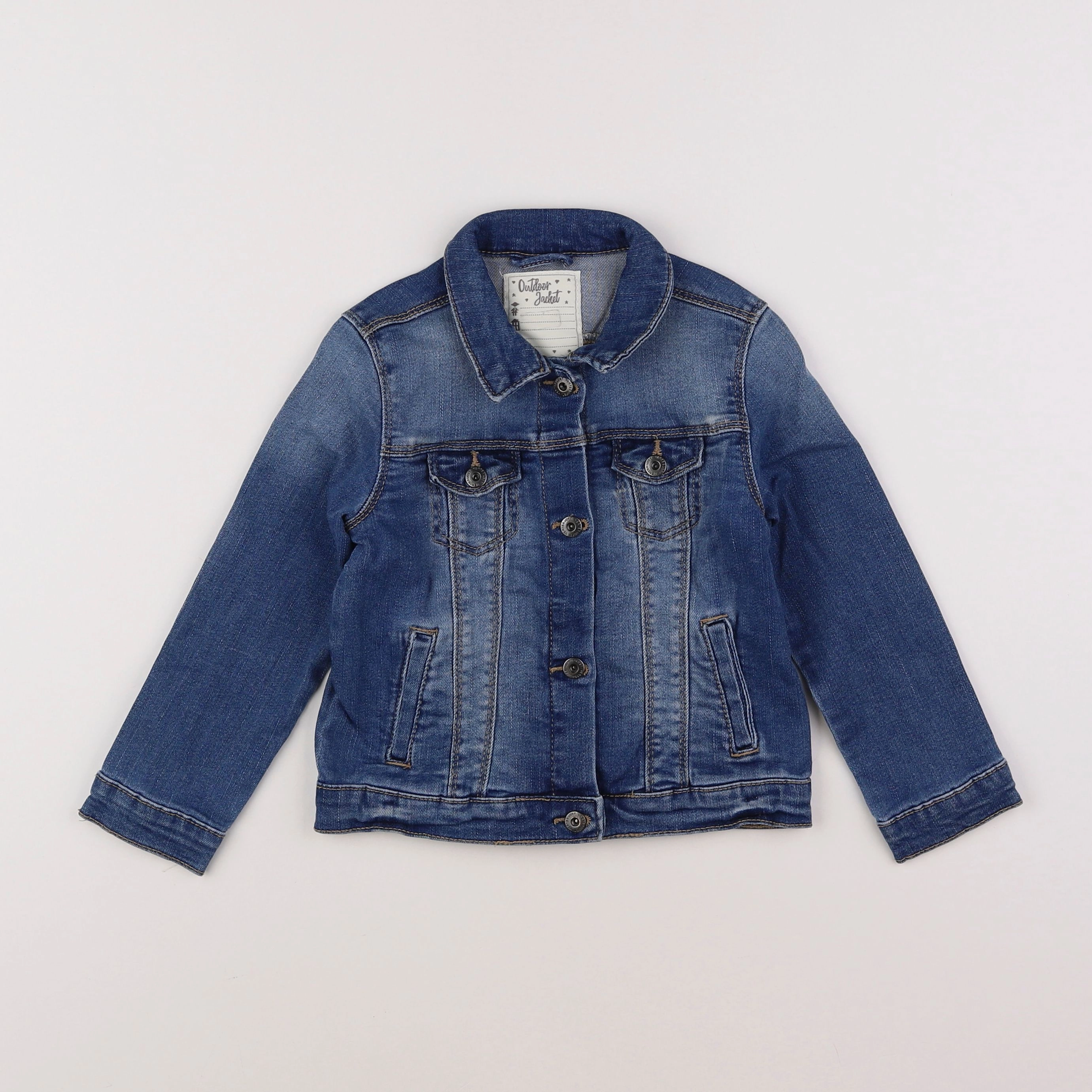 Vertbaudet - veste bleu - 4 ans