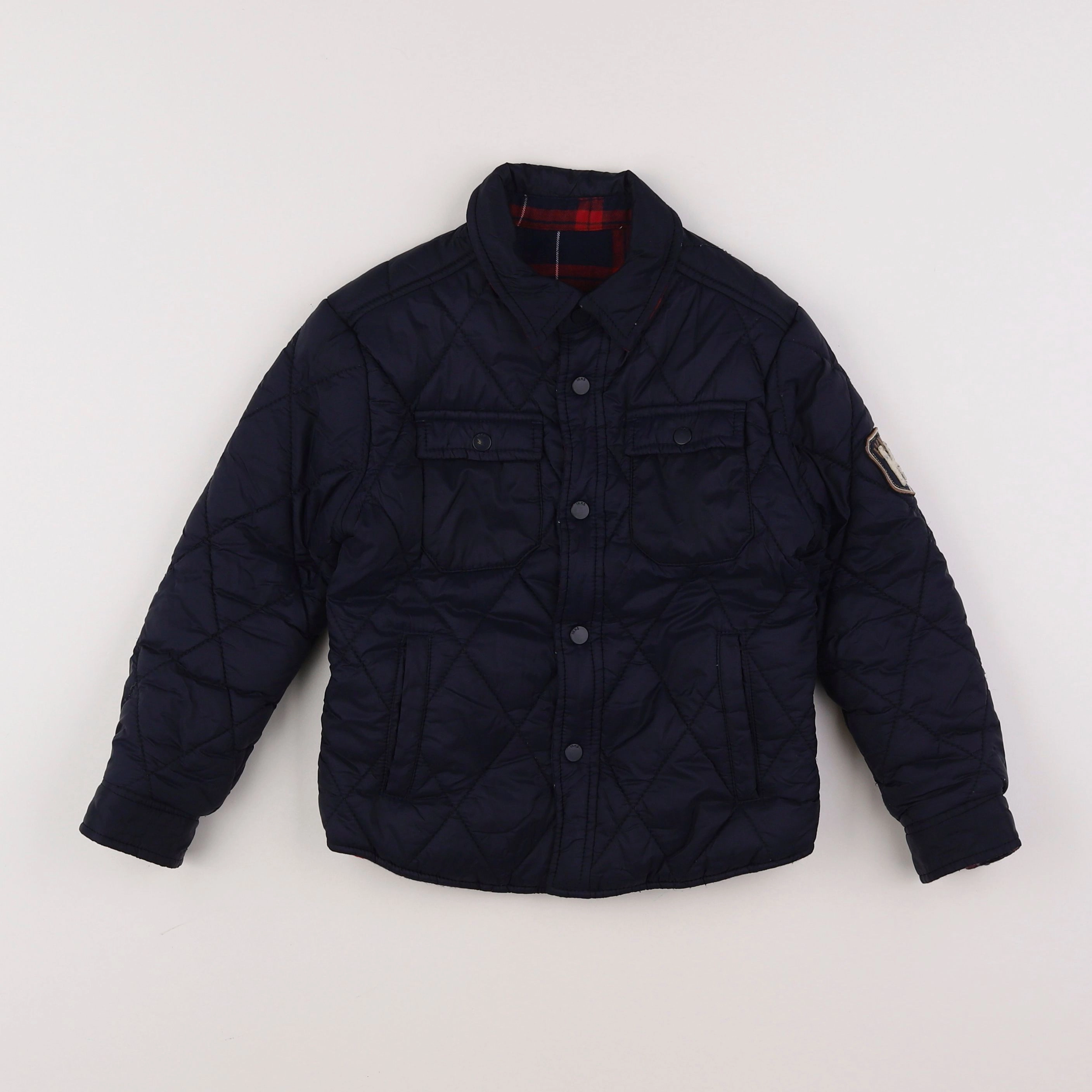 IKKS - veste réversible bleu - 2 ans