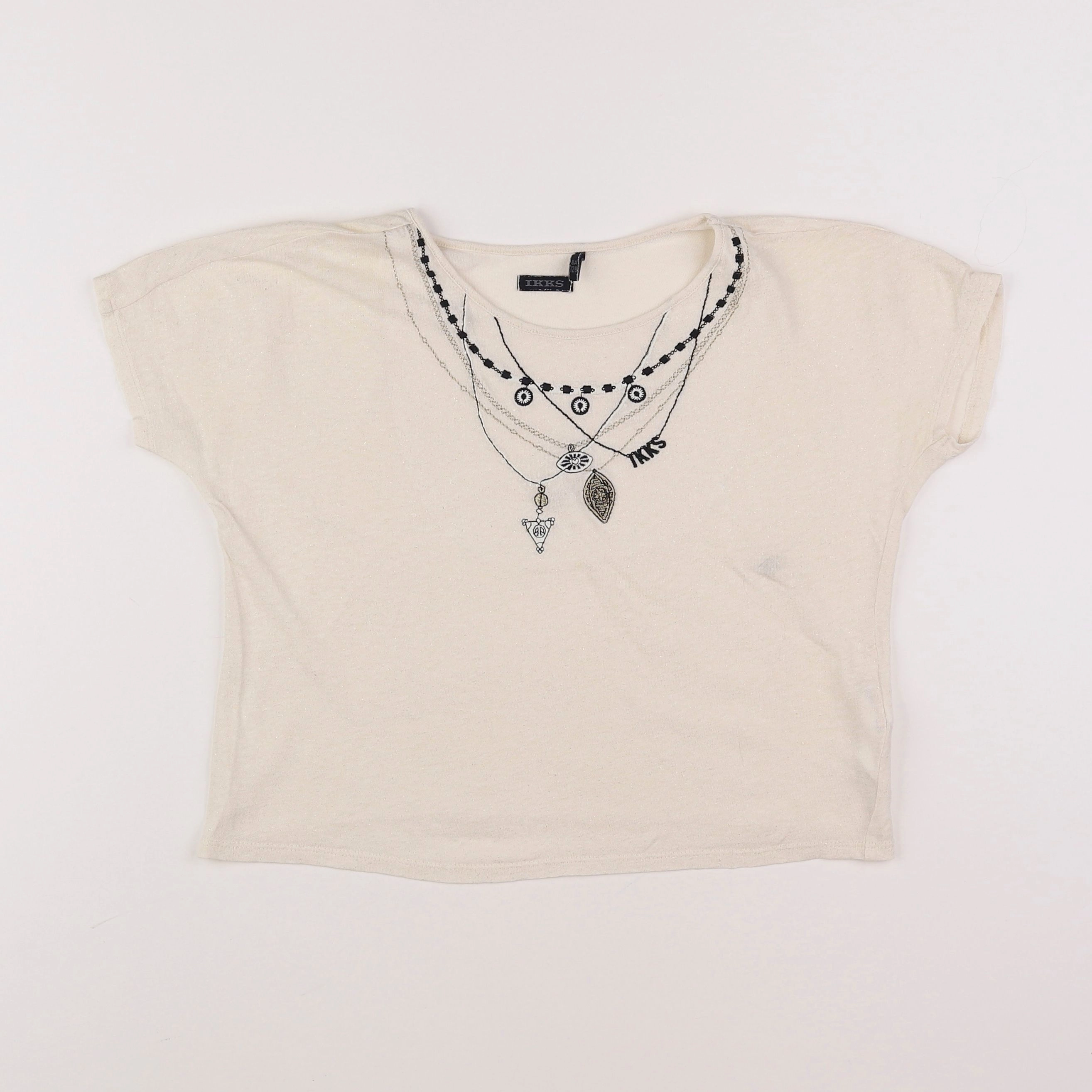 IKKS - blouse beige - 8 ans
