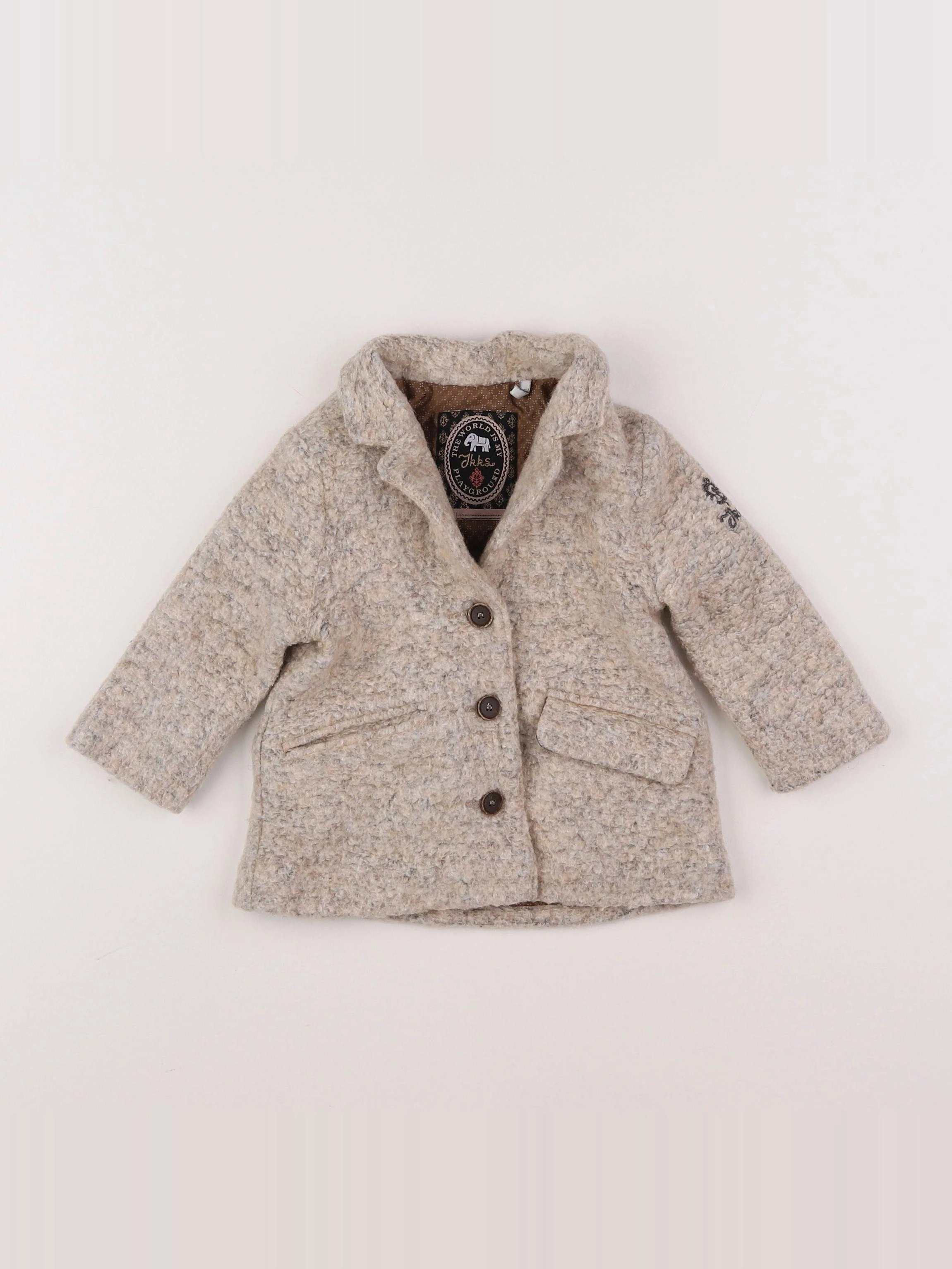 IKKS - veste beige - 12 mois