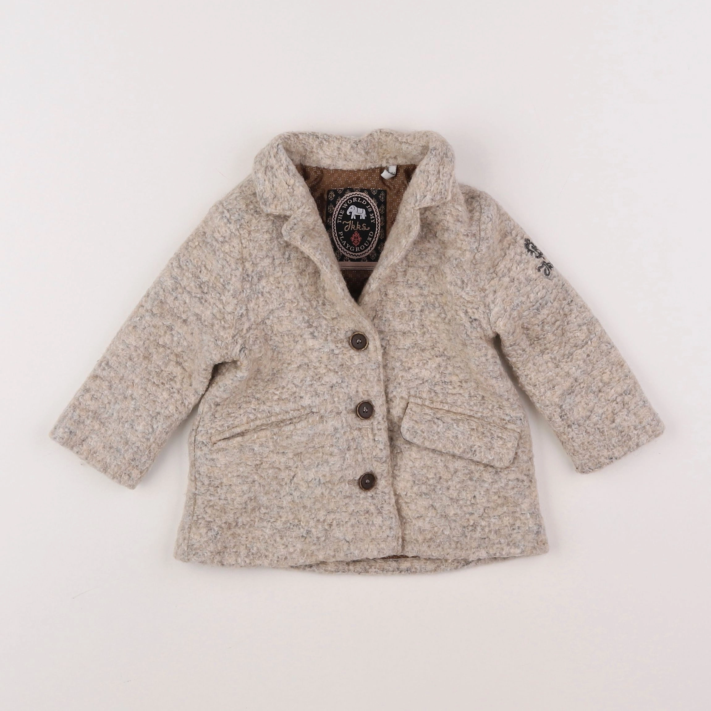 IKKS - veste beige - 12 mois