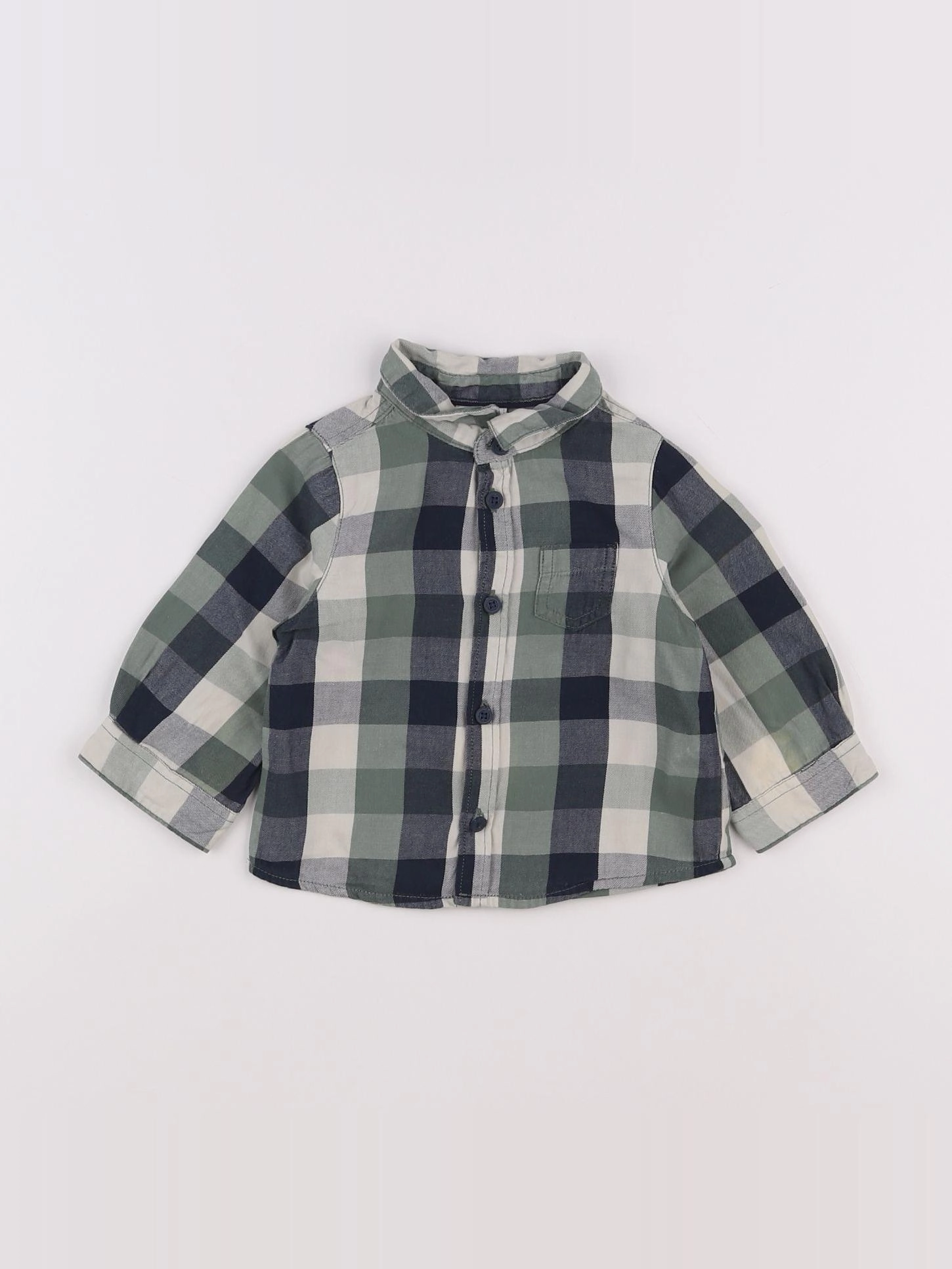 Tape à l'oeil - chemise vert - 9 mois