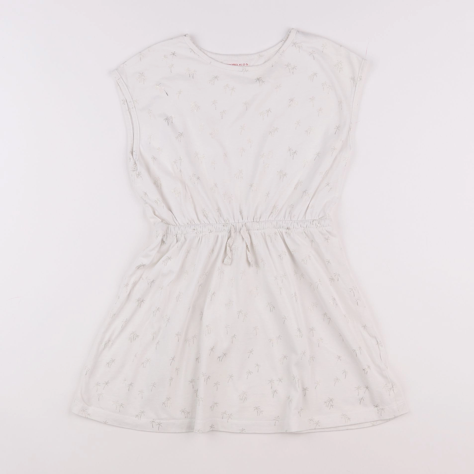 Monoprix - robe blanc - 8 ans