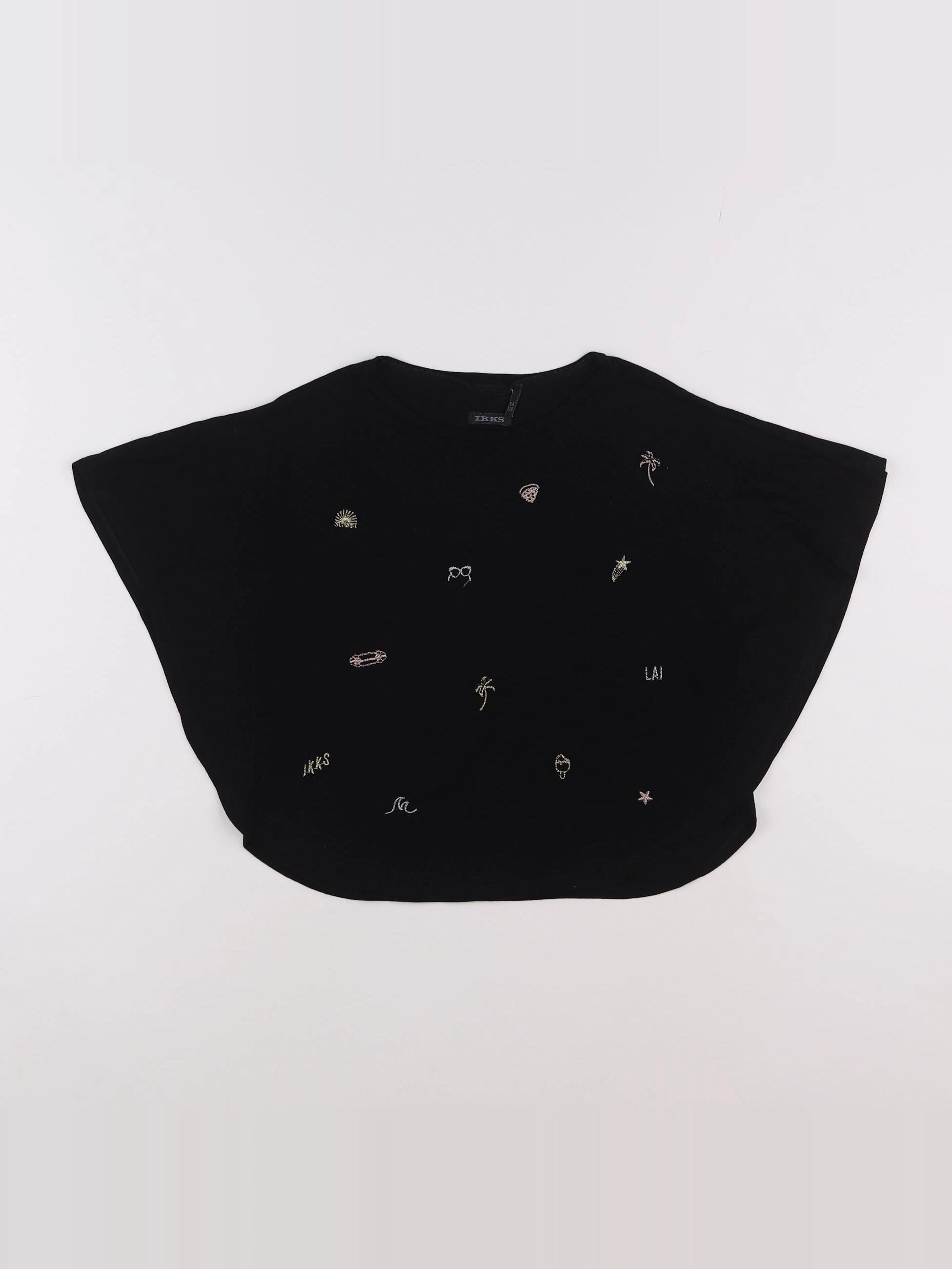 IKKS - tee-shirt noir - 8 ans