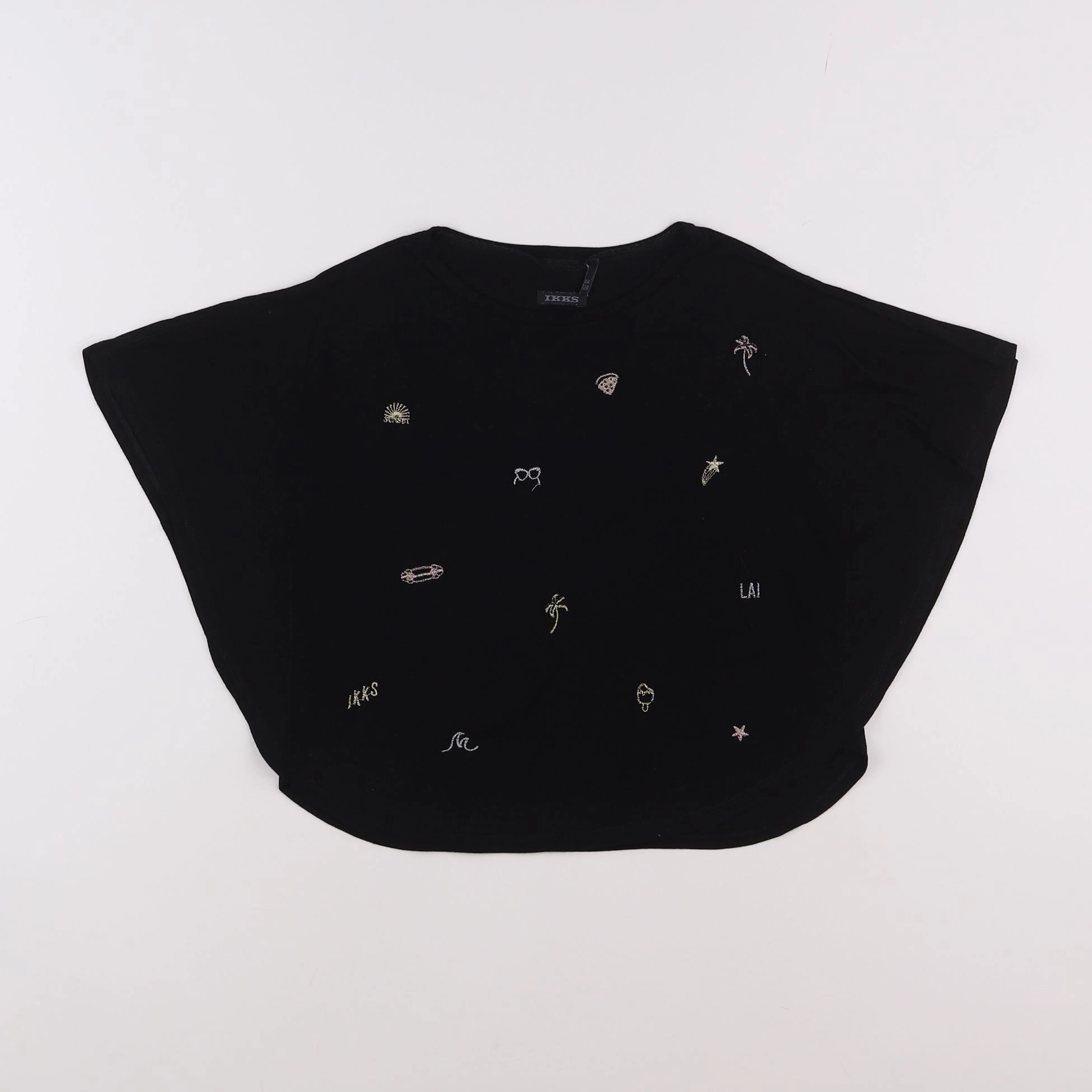 IKKS - tee-shirt noir - 8 ans