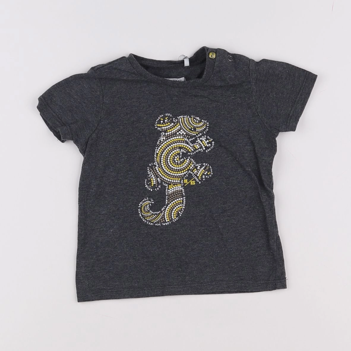 IKKS - tee-shirt gris - 12 mois